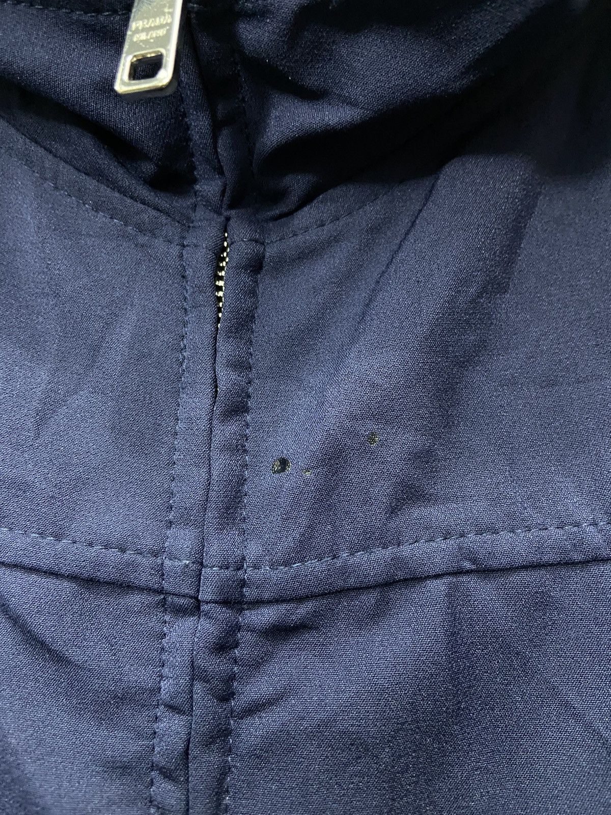 Prada Prada Linea Rossa Full Zip Hoodie Cotton Nylon Size US L / EU 52-54 / 3 - 6 Thumbnail