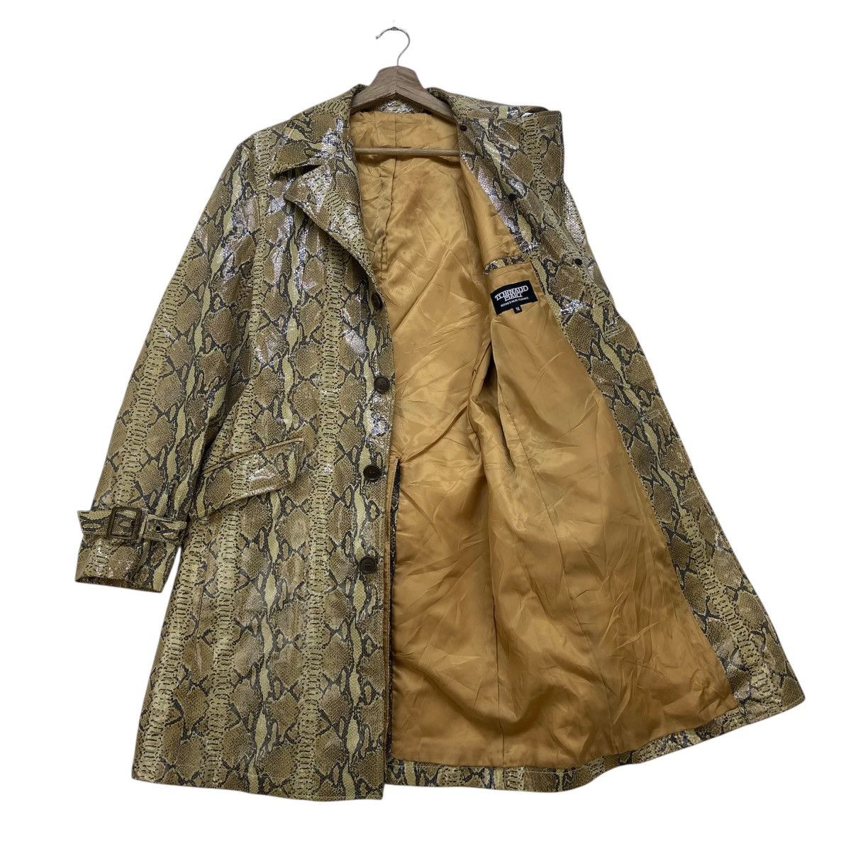 Tornado Mart Tornado Mart Python Long Coat Pig Skin Size US XS / EU 42 / 0 - 2 Thumbnail