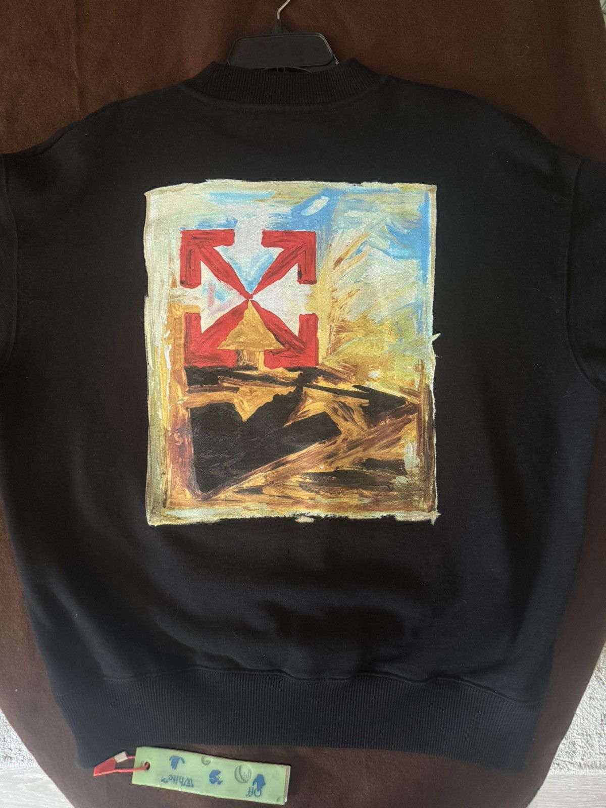 Off-White OFF-WHITE Arrow On Canvas Print Sweatshirt Size US S / EU 44-46 / 1 - 5 Thumbnail