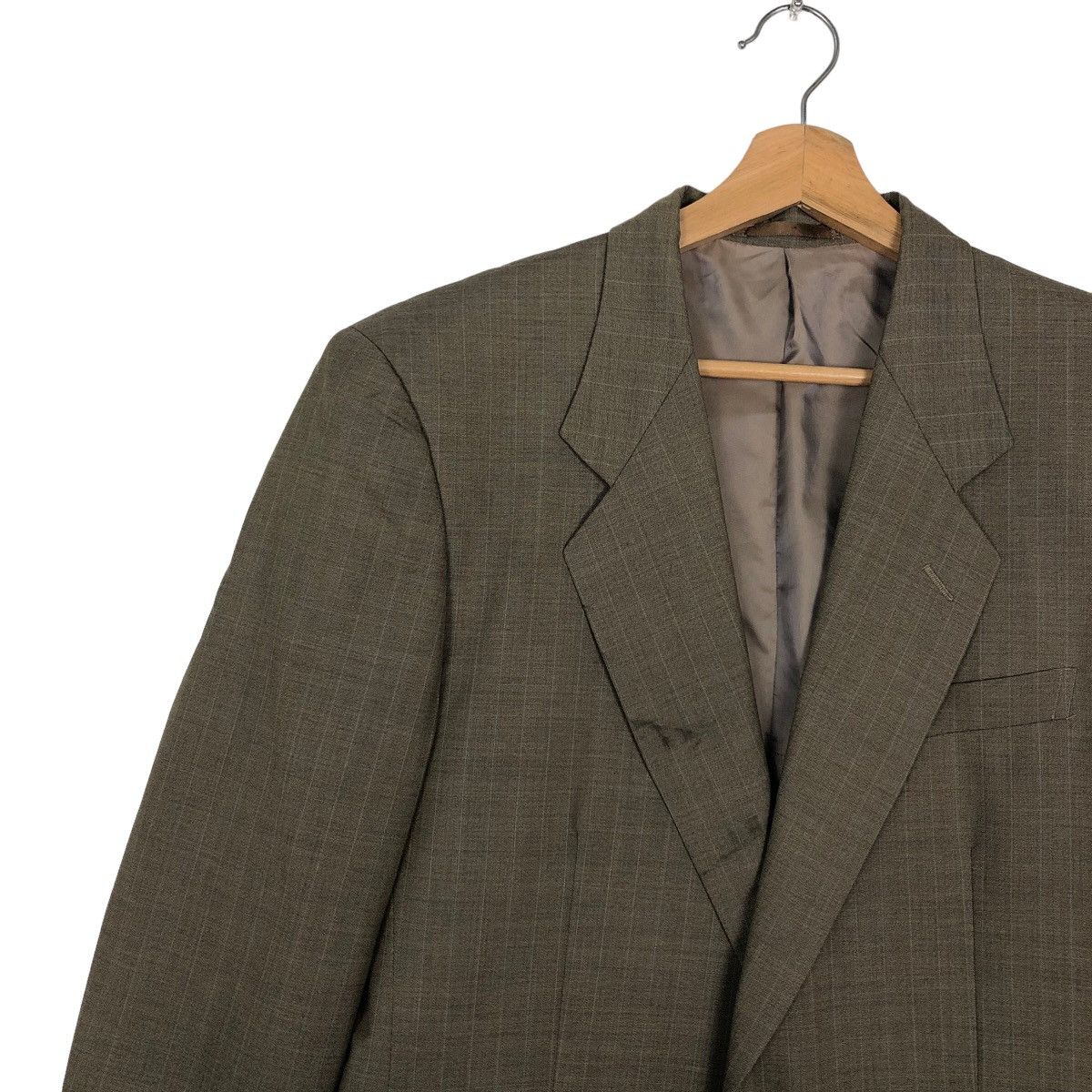 Japanese Brand 🔥Rich Brown - Pin Stripped Double Breast Coats Jacket Size US M / EU 48-50 / 2 - 6 Thumbnail