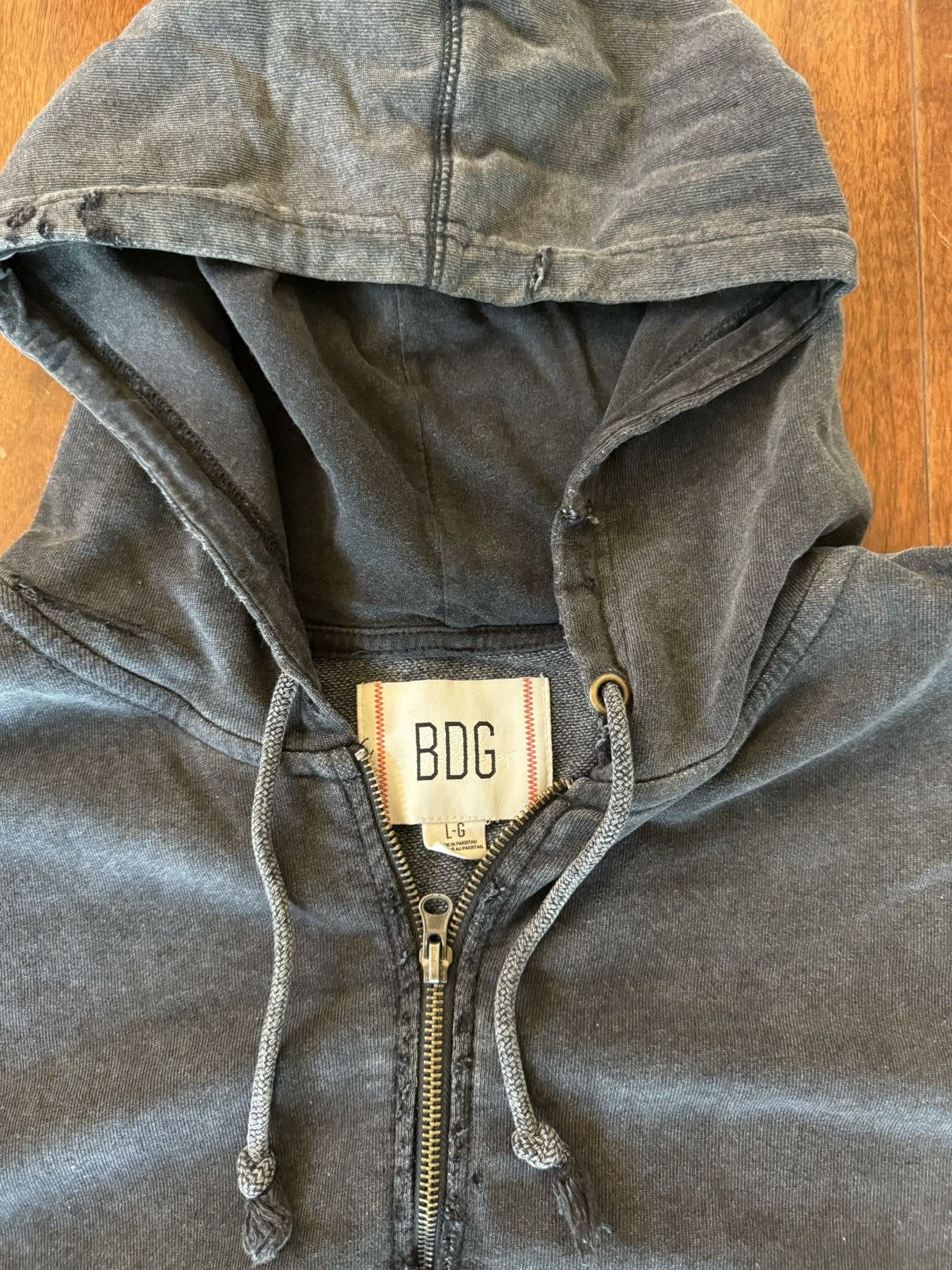 Bdg Distressed BDG zip up Size US L / EU 52-54 / 3 - 2 Thumbnail