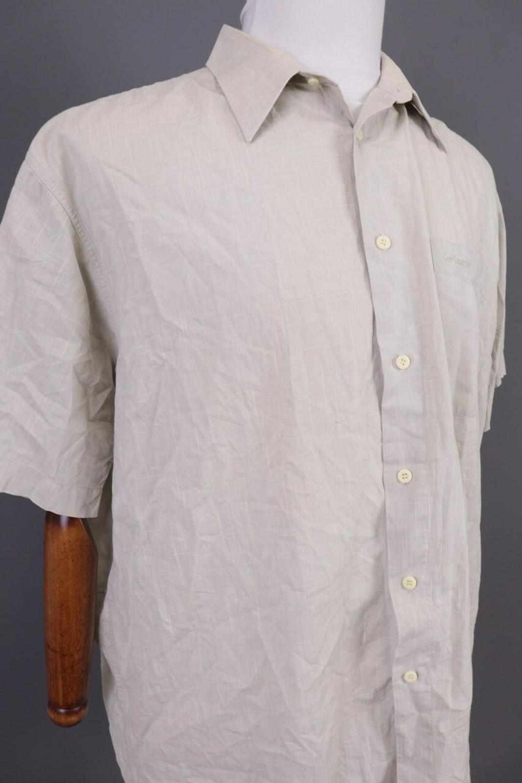 Guy Laroche Vintage Guy Laroche Paris Beige Button Down Shirt Size 44 Size US M / EU 48-50 / 2 - 7 Thumbnail