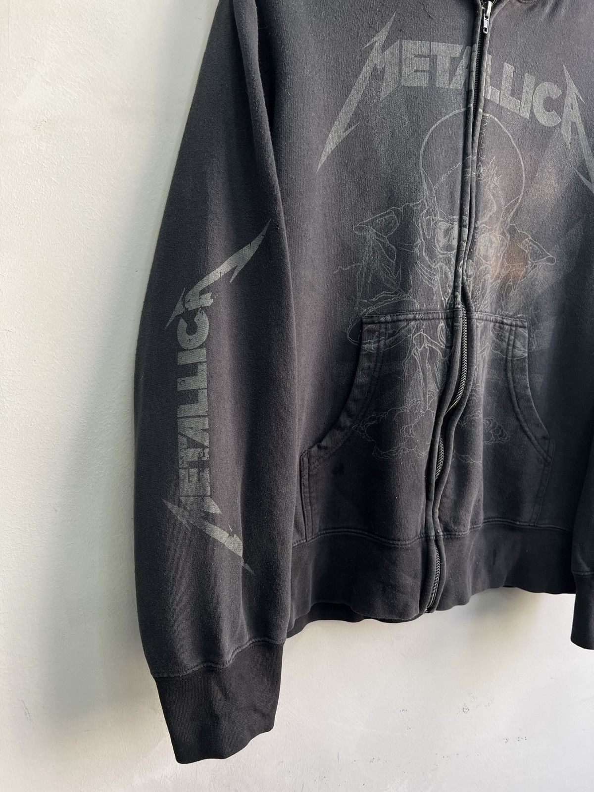 Metallica Metallica tour hoodie 2000s big logo hype Size US M / EU 48-50 / 2 - 3 Thumbnail
