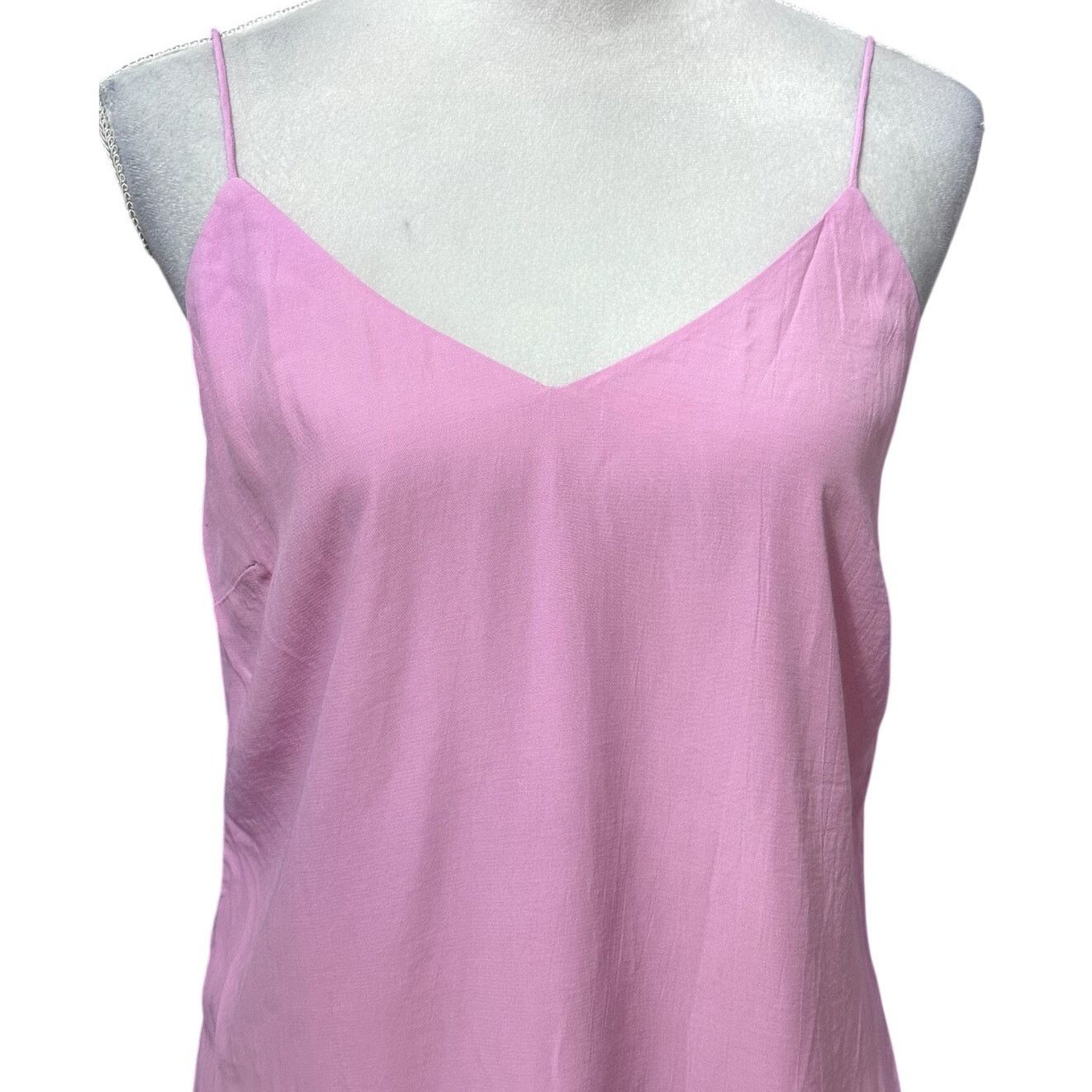 Other Something Navy Camisole Top V-Neck Low Back Pink Women's S Size S / US 4 / IT 40 - 2 Thumbnail