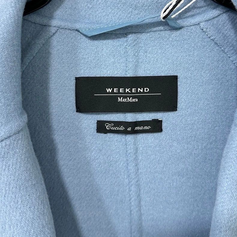 Max Mara Max Mara Light blue wool coat Size S / US 4 / IT 40 - 6 Thumbnail