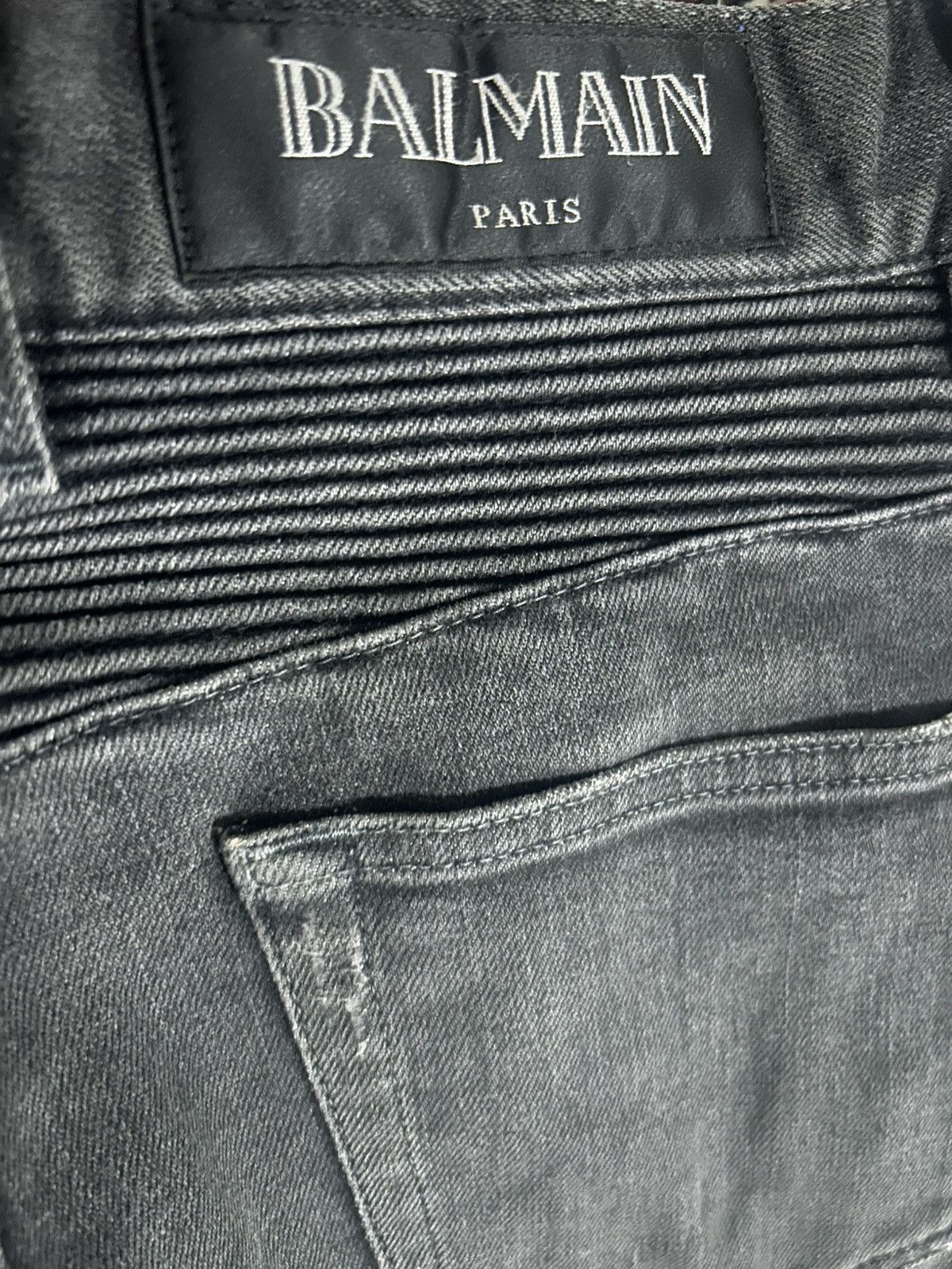 Balmain Balmain biker denim jeans Size US 32 / EU 48 - 4 Thumbnail