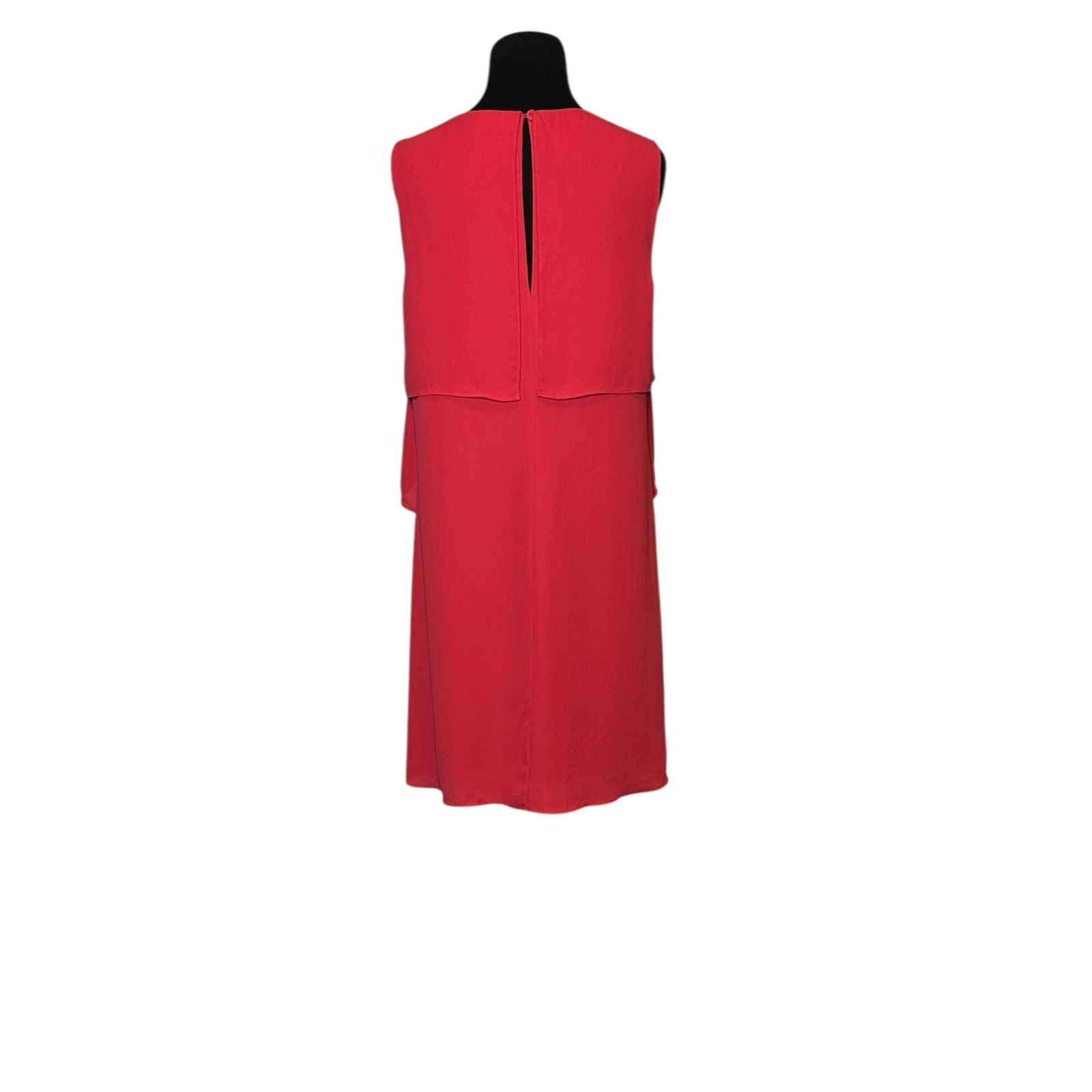 Bcbgmaxazria BCBGMAXAZRIA Red Drape Mini Dress size M Size M / US 6-8 / IT 42-44 - 2 Thumbnail