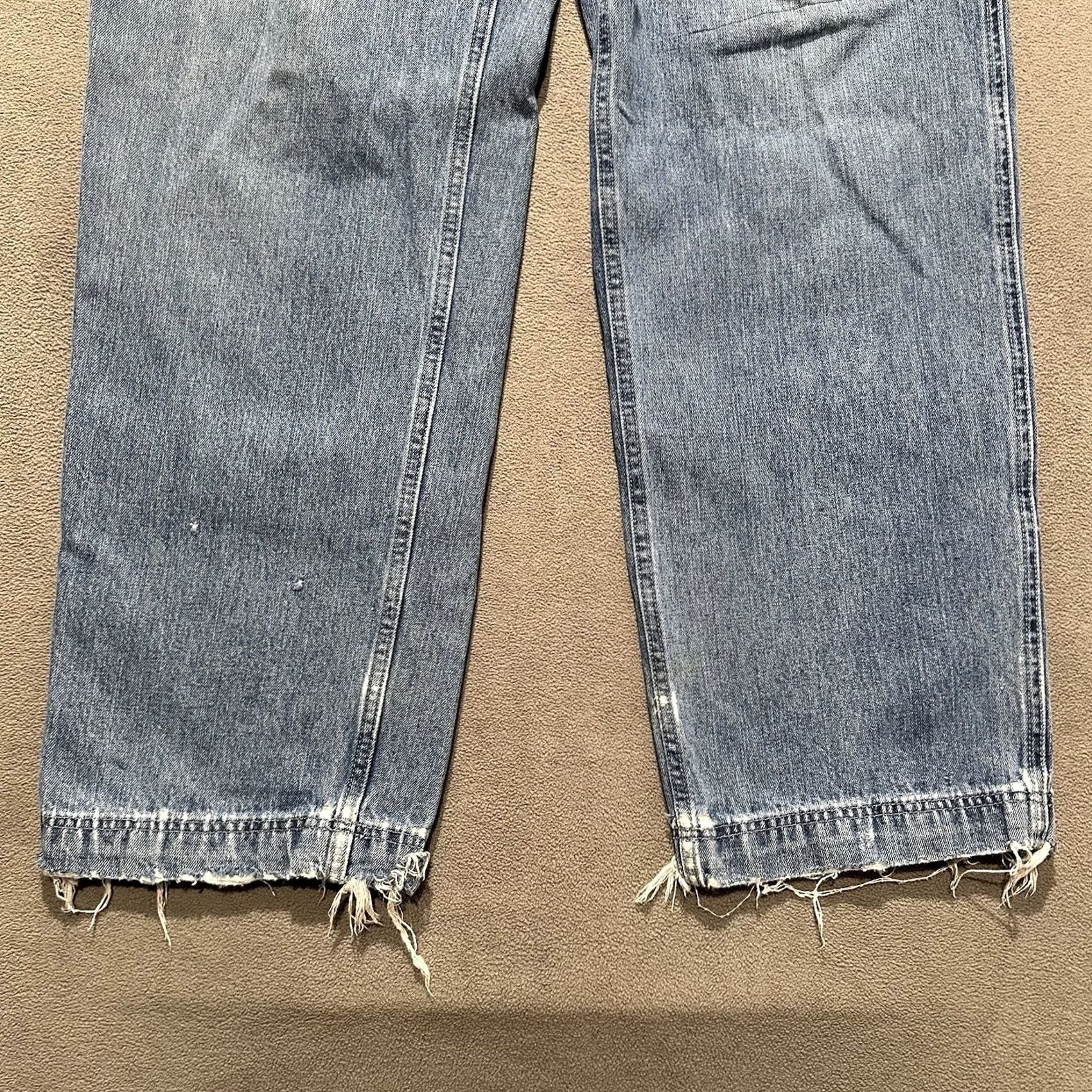 Vintage VINTAGE Urban Pipeline Jeans Mens 36x34 Blue Denim Carpenter Baggy Loose Grunge Y2K FAIR Size US 36 / EU 52 - 5 Thumbnail