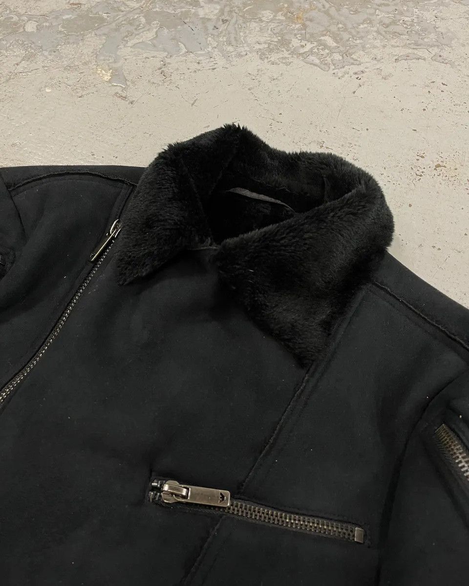 Emporio Armani AW2002 Emporio Armani Tornado Zip Dark Suede Leather Jacket Size US M / EU 48-50 / 2 - 5 Thumbnail