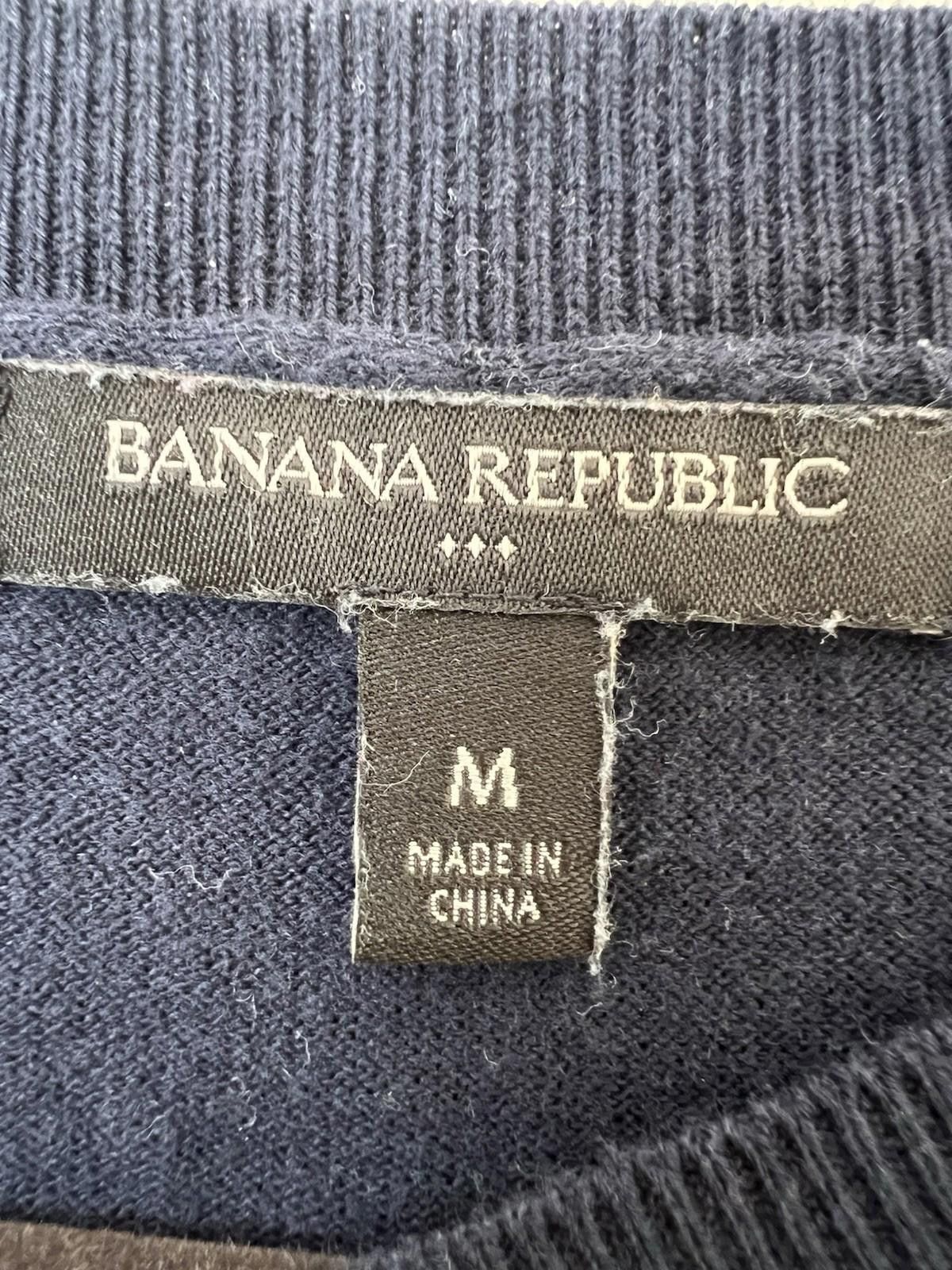 Banana Republic Banana Republic Navy Embroidered Cat Sweater Pullover Medium Size M / US 6-8 / IT 42-44 - 3 Thumbnail