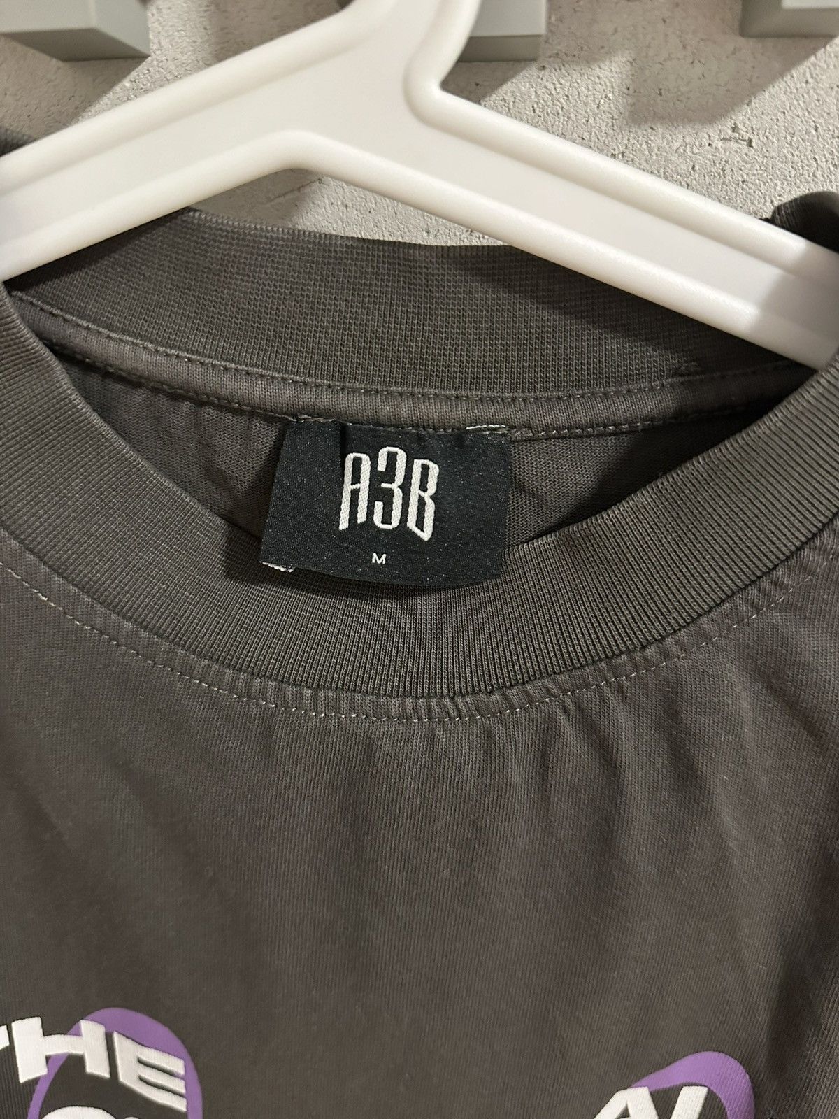 Vintage A3B encompassing grey tee shirt 🟣⚫️ Size US M / EU 48-50 / 2 - 3 Thumbnail