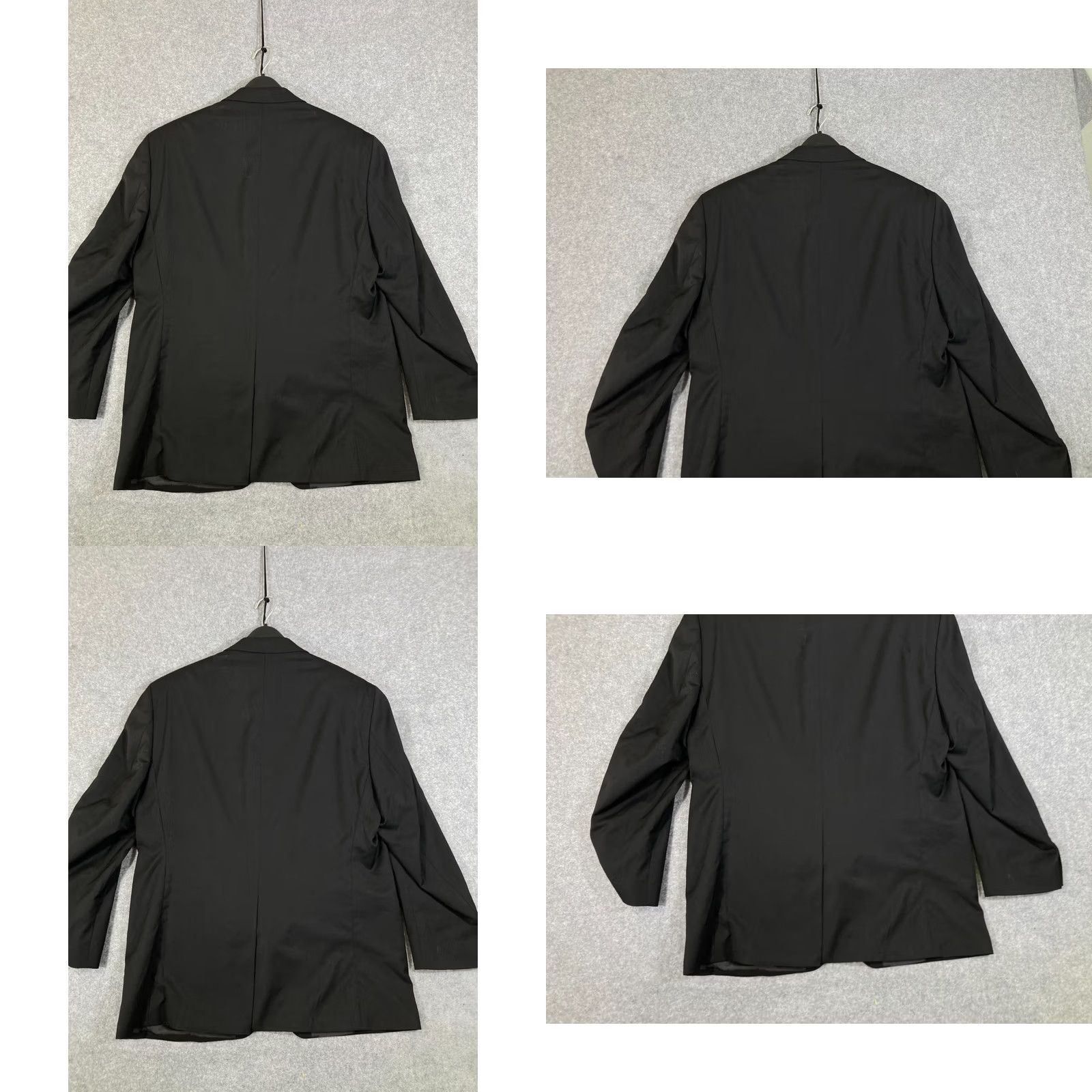 Ralph Lauren VINTAGE Ralph Lauren Wool Blazer Mens 44R Black Lined Notch Lapel 3-Button Size 44R - 8 Thumbnail
