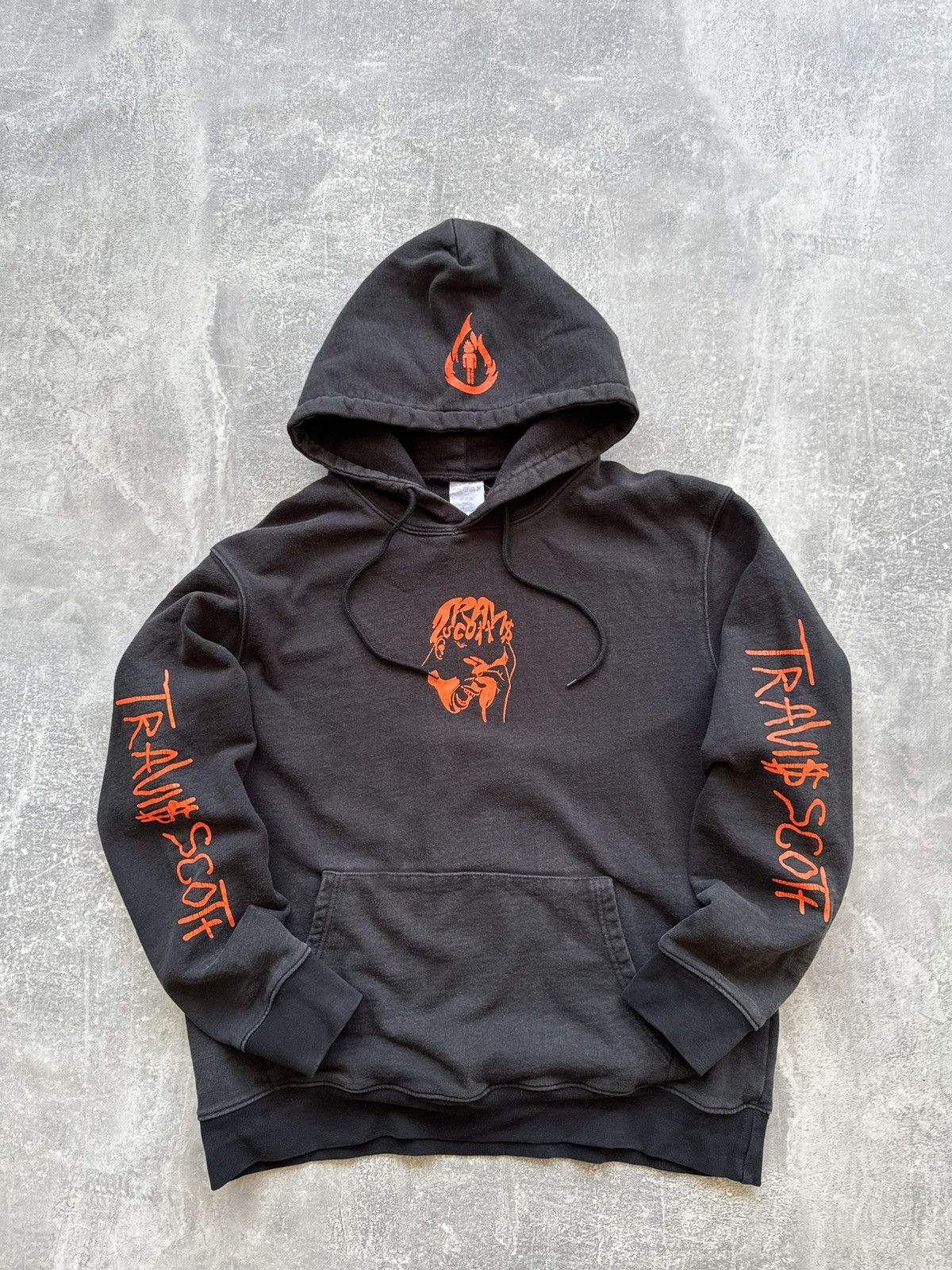 Rap Tees × Travis Scott Crazy OG Travi$ Scott SunFaded Hoodie Size US L / EU 52-54 / 3 - 1 Thumbnail