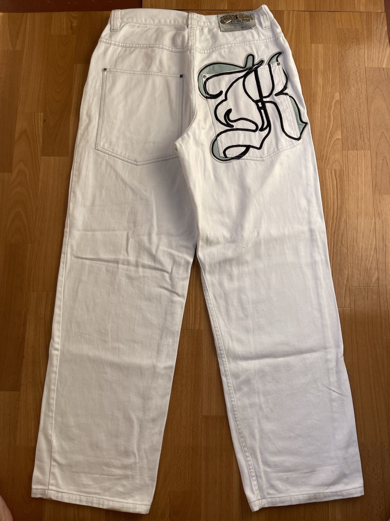 Karl Kani KARL KANI jeans, baggy, vintage Kani jeans, 90s hip hop W 34 Size US 34 / EU 50 - 1 Thumbnail