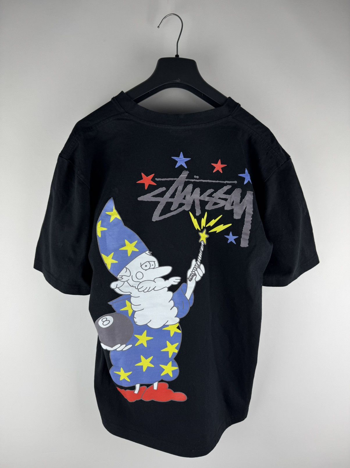 Stussy Stussy Magic Wizard Logo Women’s T-Shirt Black Size M / US 6-8 / IT 42-44 - 1 Thumbnail