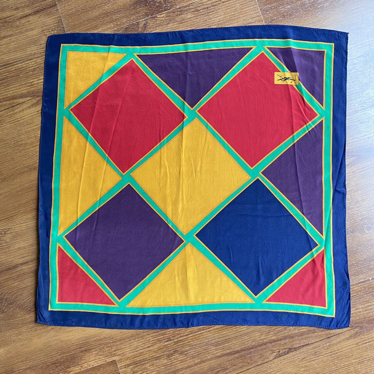 Yves Saint Laurent YSL Yves Saint Laurent multicolor scarf Size ONE SIZE - 1 Thumbnail