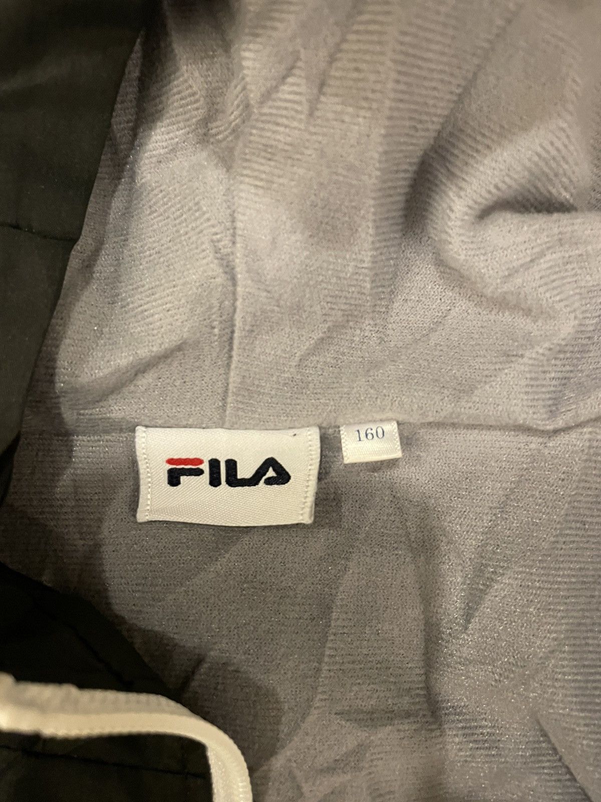 Fila FILA Mens Rain Jacket Black Hooded Size US L / EU 52-54 / 3 - 5 Thumbnail