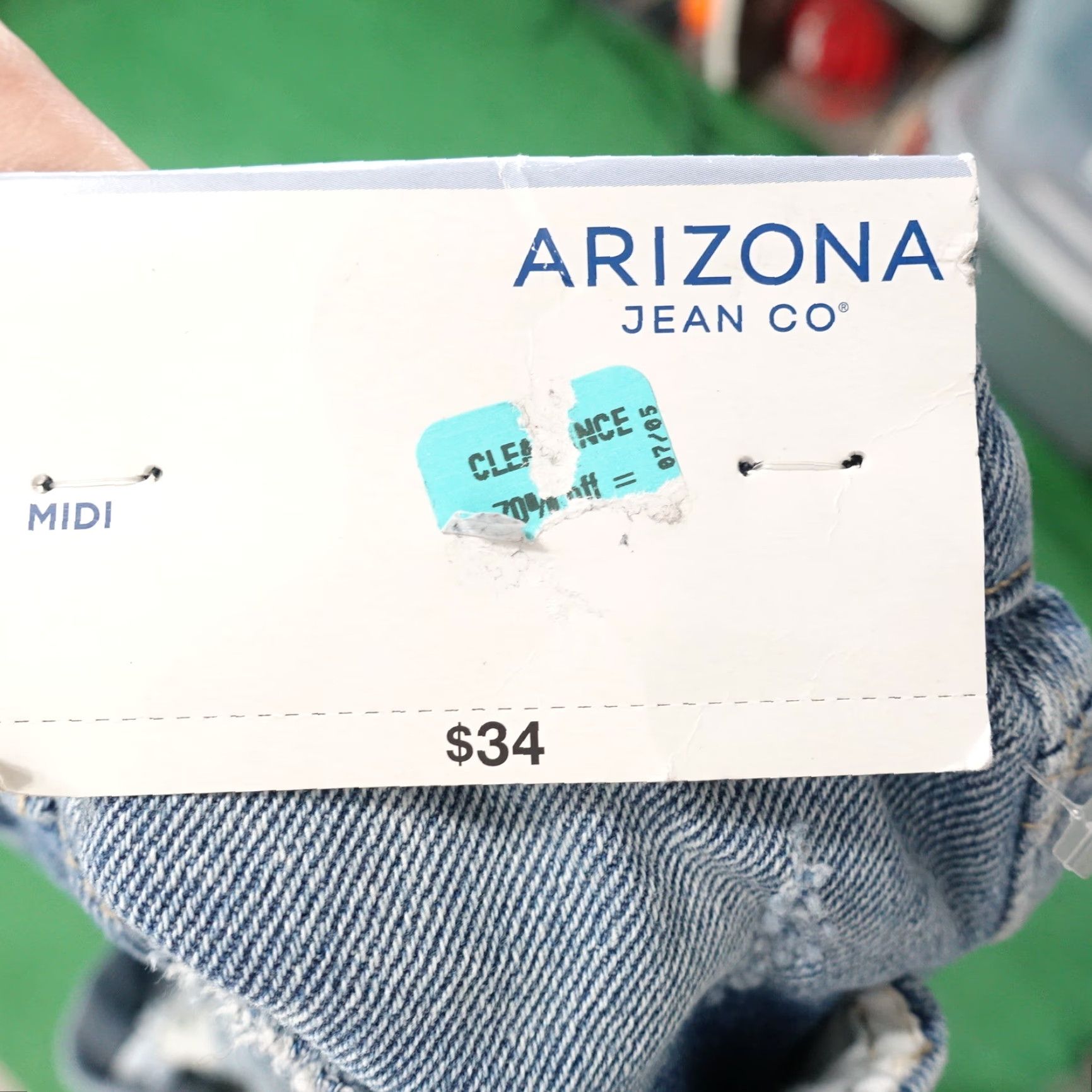 Vintage Arizona Jeans Women's High-Rise Denim Shorts Size 0 Blue Casual Summer 2020s Size 25" / US 0 / IT 36 - 7 Thumbnail