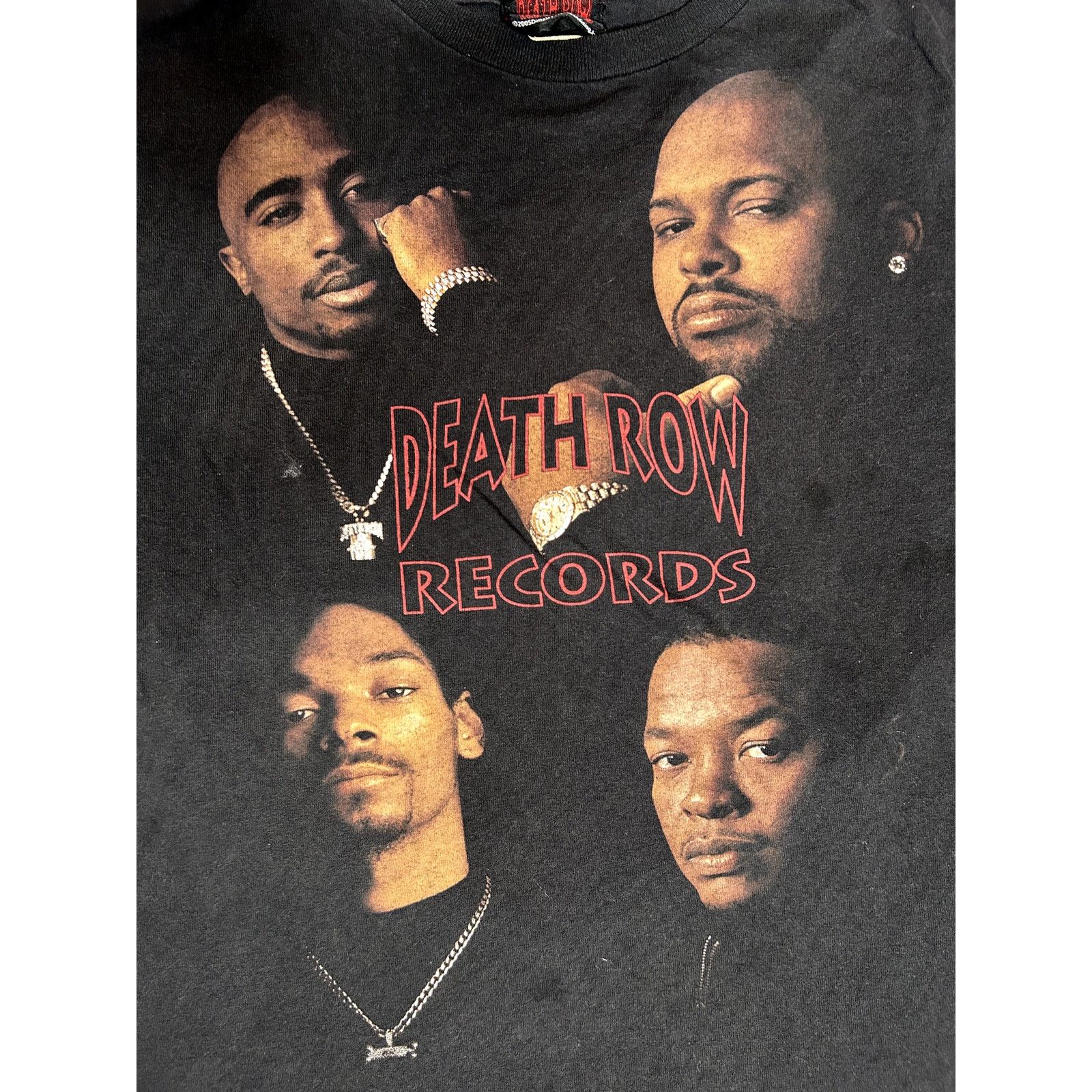 Death Row Records × Rap Tees × Vintage Vintage Death Row Records 2pac Snoop Dogg Dr Dre Rap T-Shirt Size US M / EU 48-50 / 2 - 3 Thumbnail