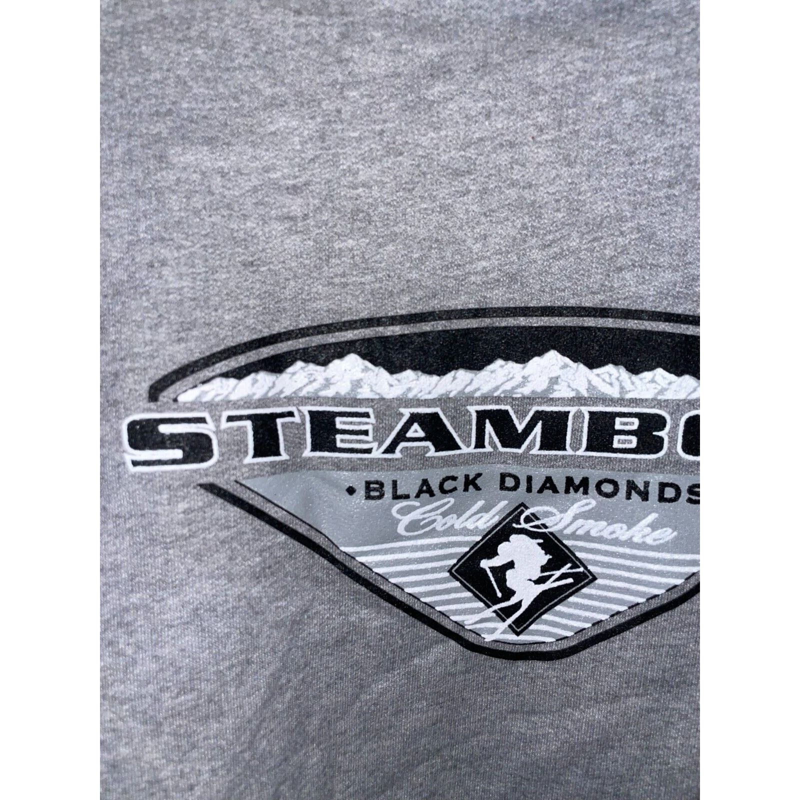 Jerzees Vintage Ski Hoodie Jerzees Steamboat Black Diamonds 90s VTG Size US XXL / EU 58 / 5 - 3 Thumbnail