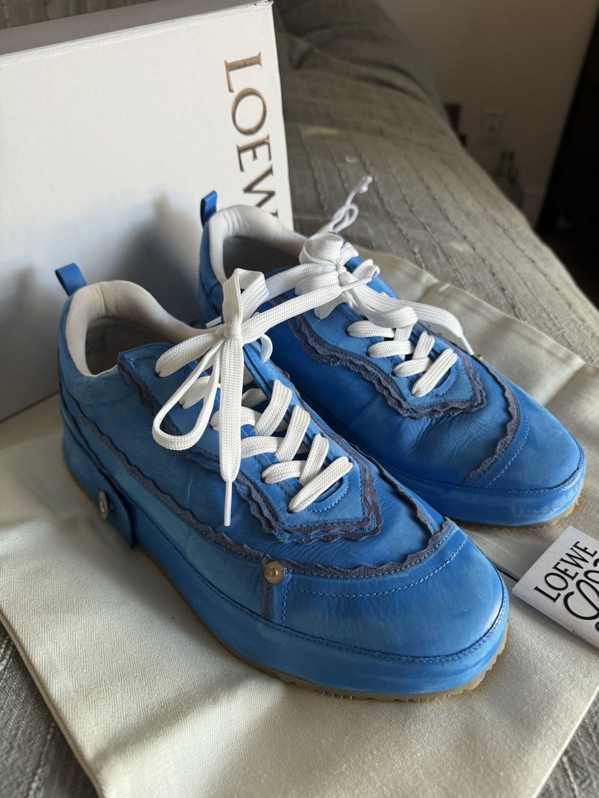 Loewe Loewe Deconstructed Sneaker blue Size US 9 / EU 42 - 2 Thumbnail