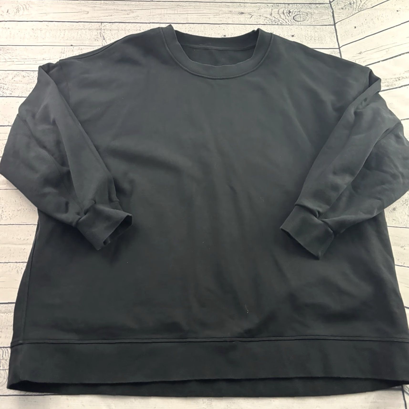 Lululemon Lululemon Sweatshirt Logo Steady State Crewneck Men's 2XL Black Size US XXL / EU 58 / 5 - 2 Thumbnail