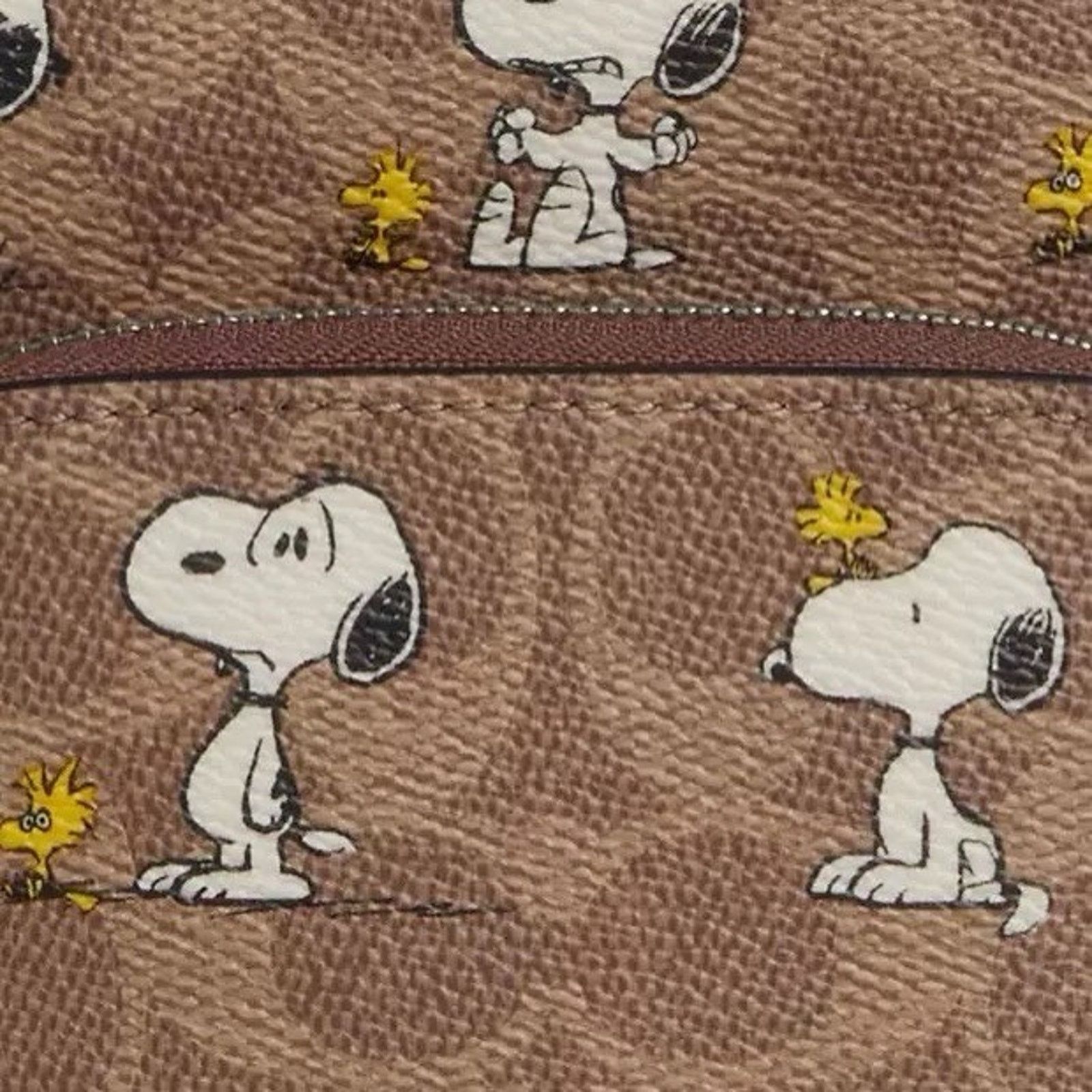Coach NWT Coach X Peanuts Racer Sling Pack With Snoopy Print CBK47 Size ONE SIZE - 10 Thumbnail