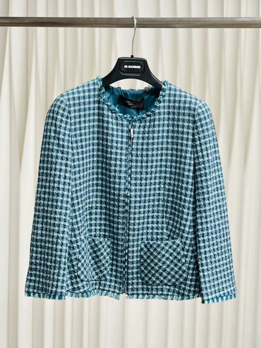Weekend Max Mara MAXMARA Weekend Tweed Jacket Size XS / US 0-2 / IT 36-38 - 1 Thumbnail