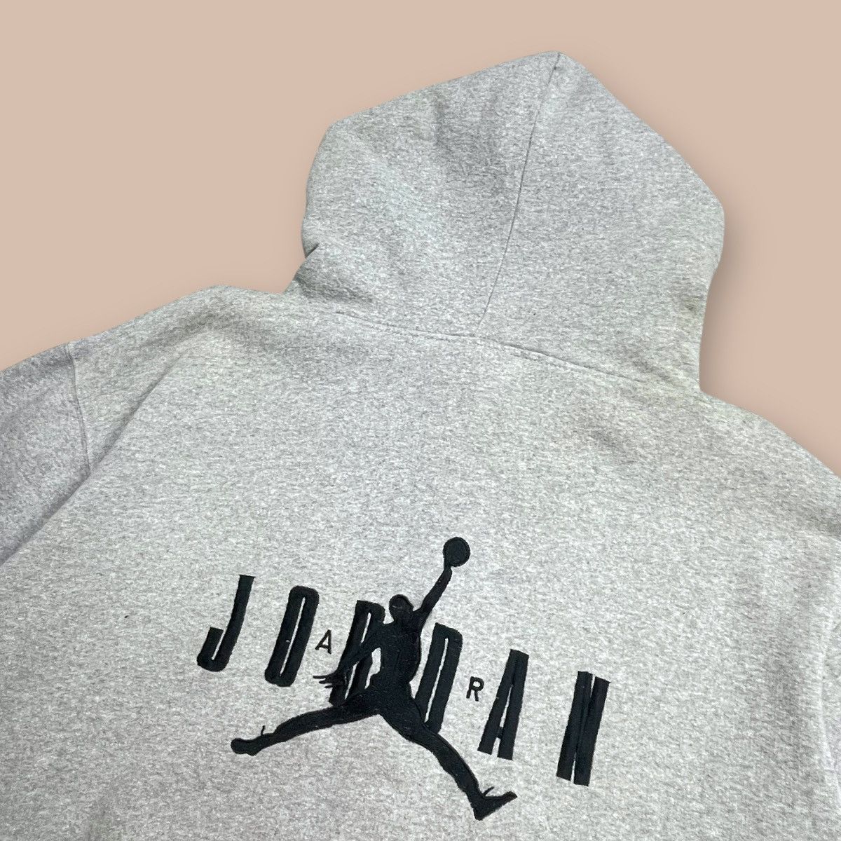 Jordan Brand Vintage 90's Nike Jordan Pullover Hoodie Size US L / EU 52-54 / 3 - 11 Thumbnail