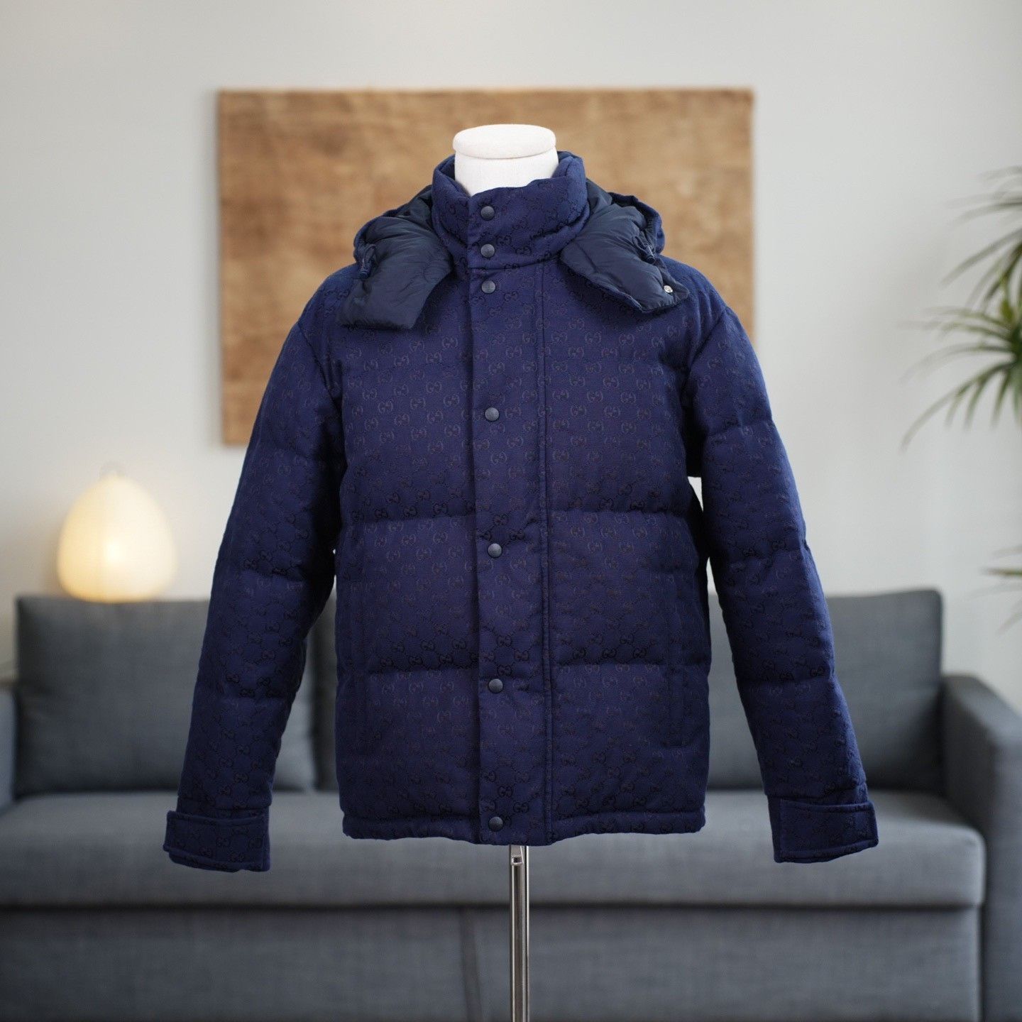 Gucci Gucci Down Blue Heavy Coat s Men Size US S / EU 44-46 / 1 - 1 Thumbnail
