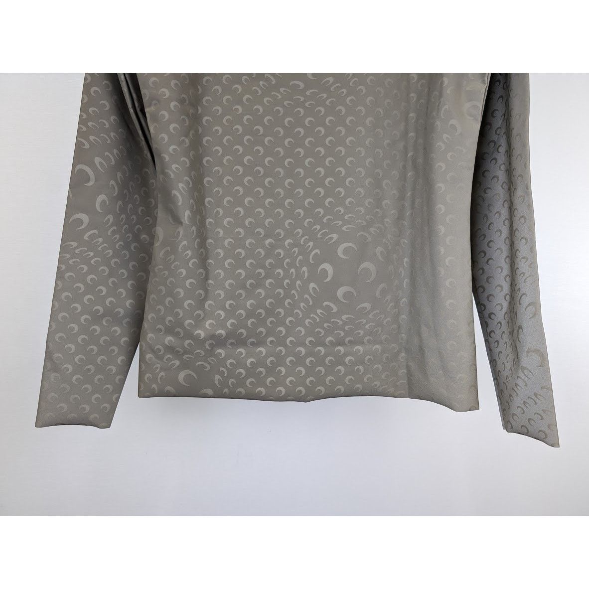 Marine Serre o1rshd1 Patterned Long Sleeve T-Shirt in Tan Size US L / EU 52-54 / 3 - 12 Thumbnail