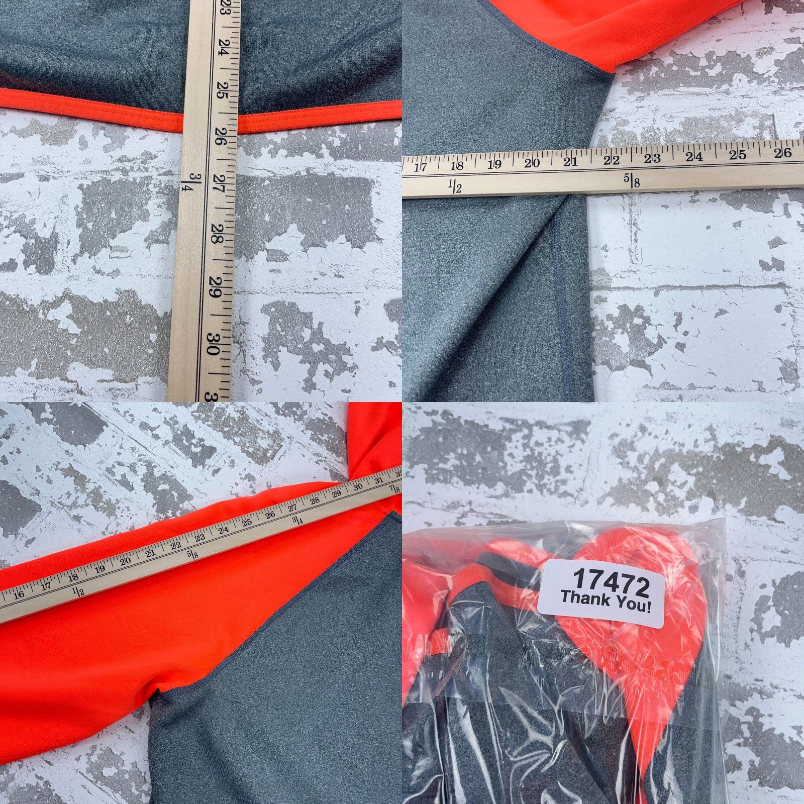 Nike Nike Hoodie Women XL Gray Orange Sweatshirt Therma Fit Pullover Size XL / US 12-14 / IT 48-50 - 8 Thumbnail