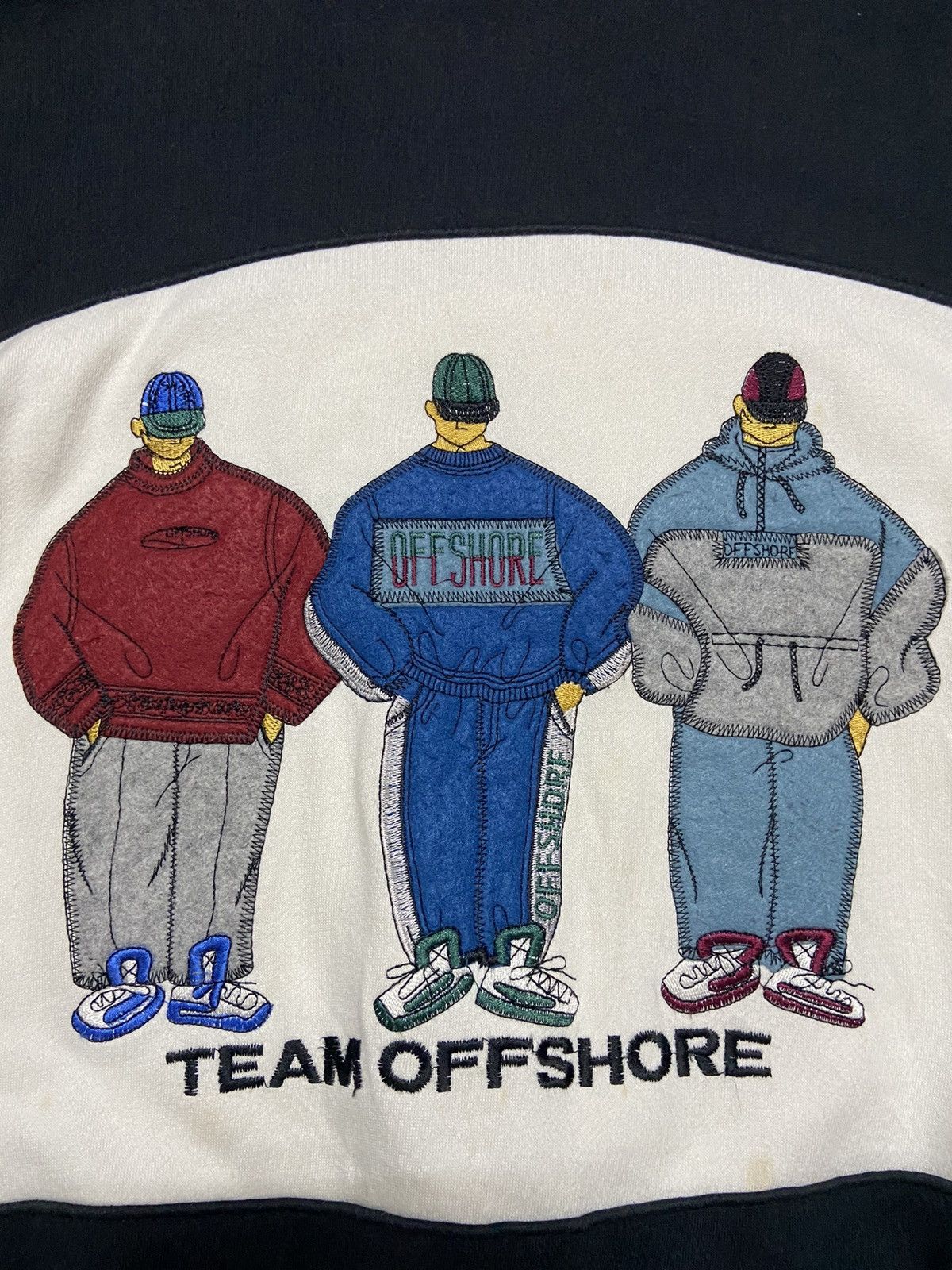 Other Vintage 90s Offshore Surfwear Oversized Sweatshirt Size US M / EU 48-50 / 2 - 4 Thumbnail