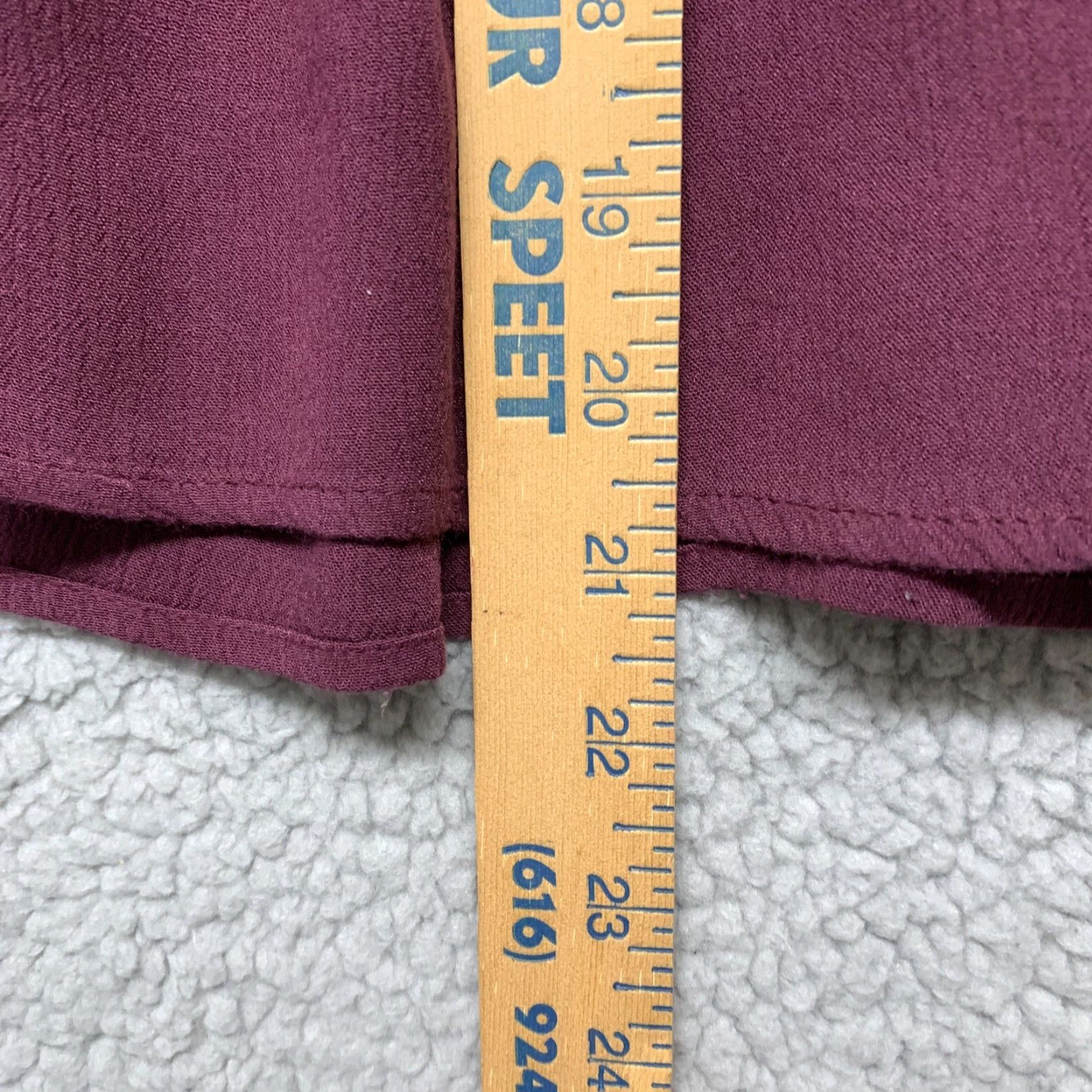 Aeropostale Aeropostale Blouse Shirt Woman’s Size S Long Sleeve Burgundy Boat Neck Pullover Top Size S / US 4 / IT 40 - 5 Thumbnail