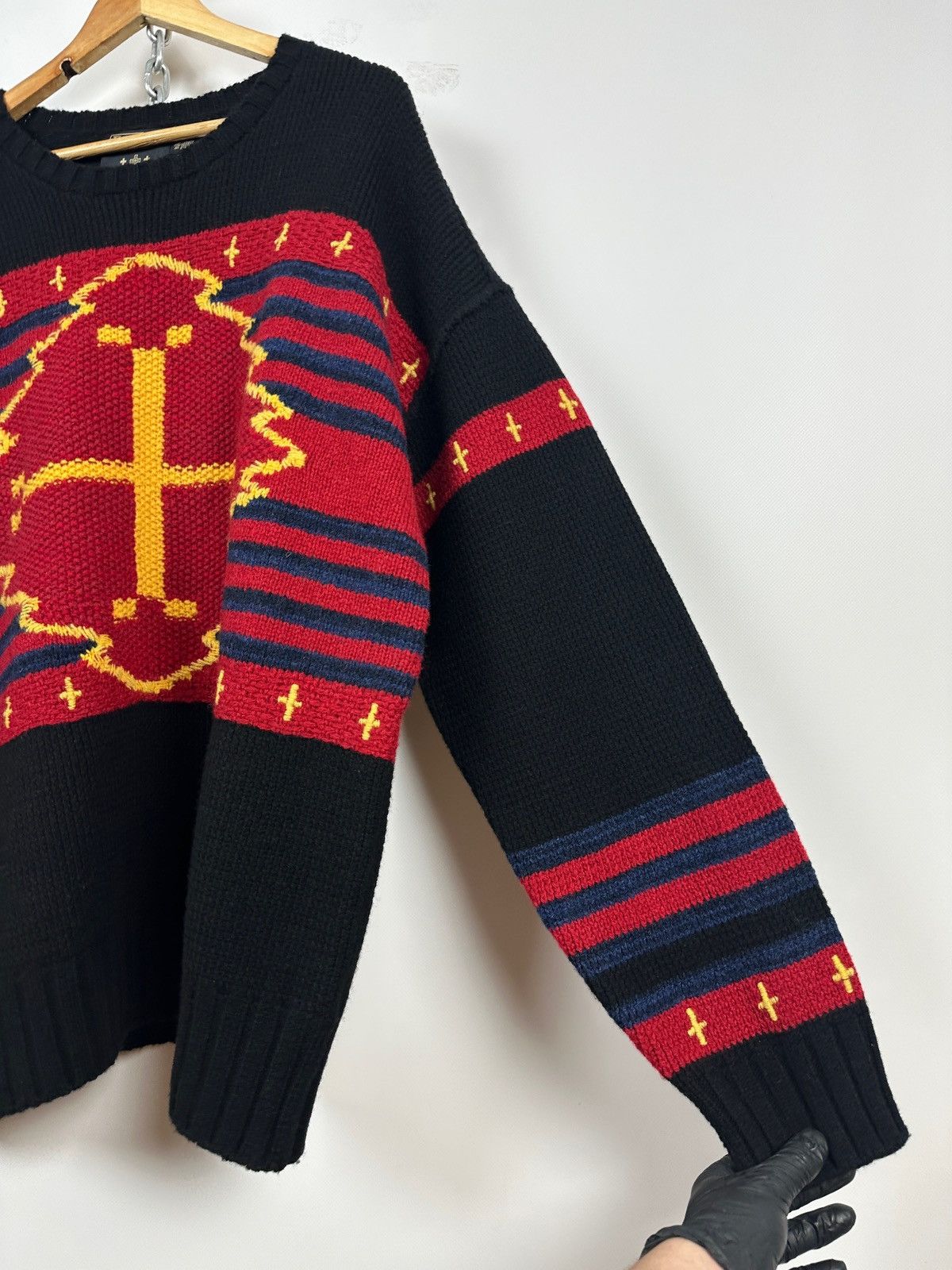 Polo Ralph Lauren Polo Ralph Lauren x Naiomi Glasses Wool/Cashmere Sweater Size US XXL / EU 58 / 5 - 12 Thumbnail