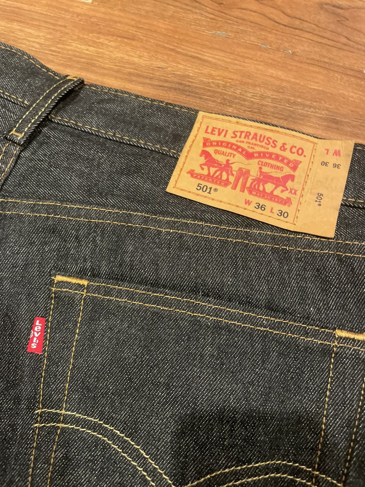 Levi's LEVIS BLACK 501 Size US 36 / EU 52 - 4 Thumbnail