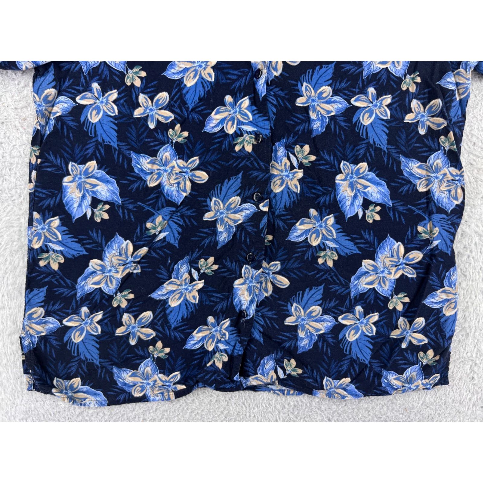 George VINTAGE George Classic Element Shirt Mens 2XL Blue Floral Hawaiian 100% Rayon Beach Aloha Floral Shirt Mens Big & Tall Size US XXL / EU 58 / 5 - 5 Thumbnail