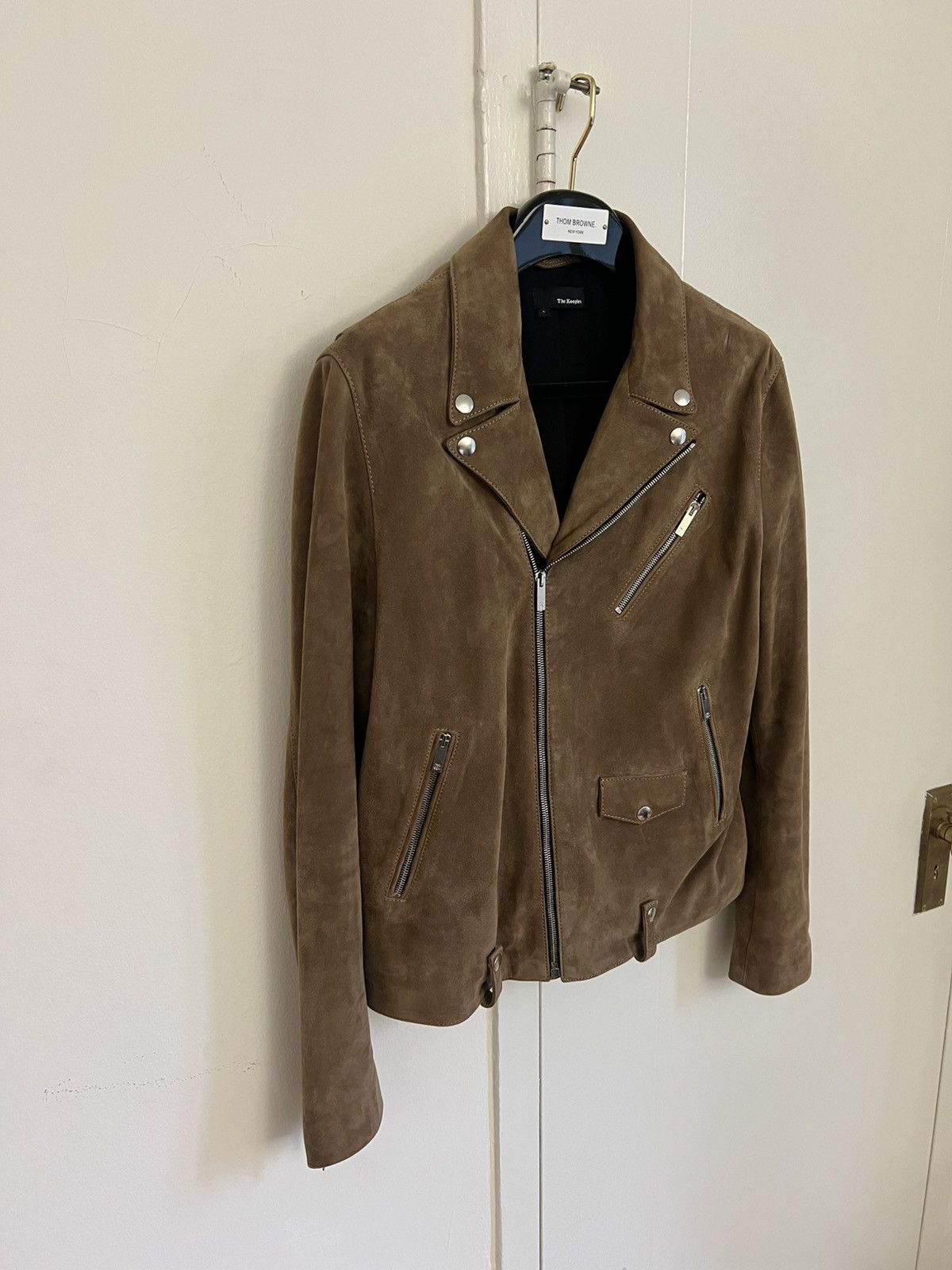 The Kooples Suede biker jacket Size US L / EU 52-54 / 3 - 2 Thumbnail