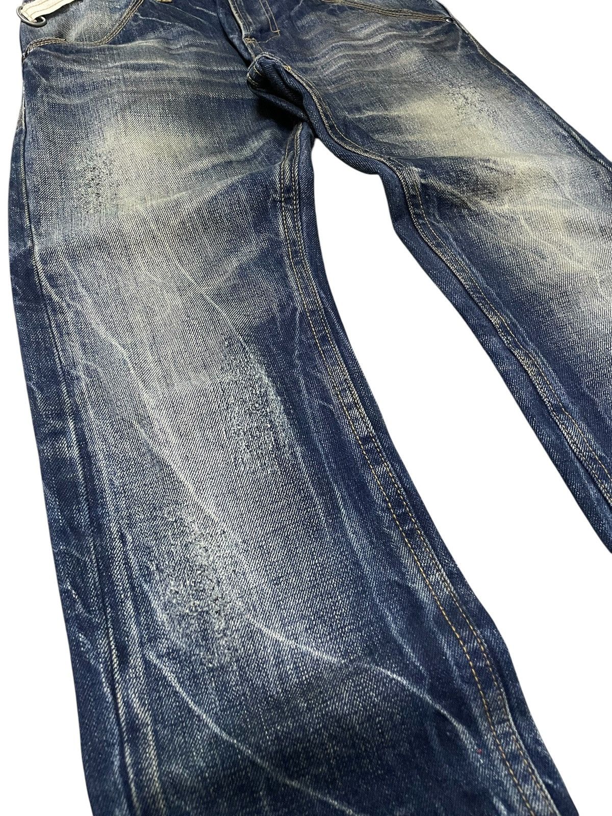 Hysteric Glamour × semanticdesign Semantic Design Japan Snake Skin Flap Pocket Muddy Jeans Size US 30 / EU 46 - 11 Thumbnail