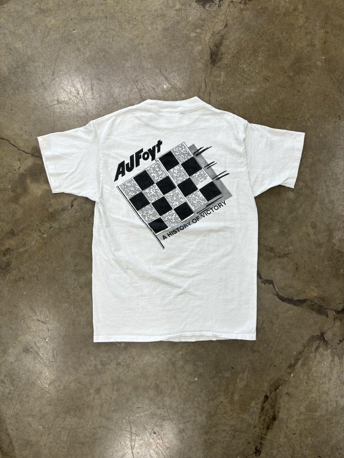 NASCAR × Vintage Vintage Copenhagen Racing AJ Foyt Single Stitch Tee Medium Size US M / EU 48-50 / 2 - 4 Thumbnail