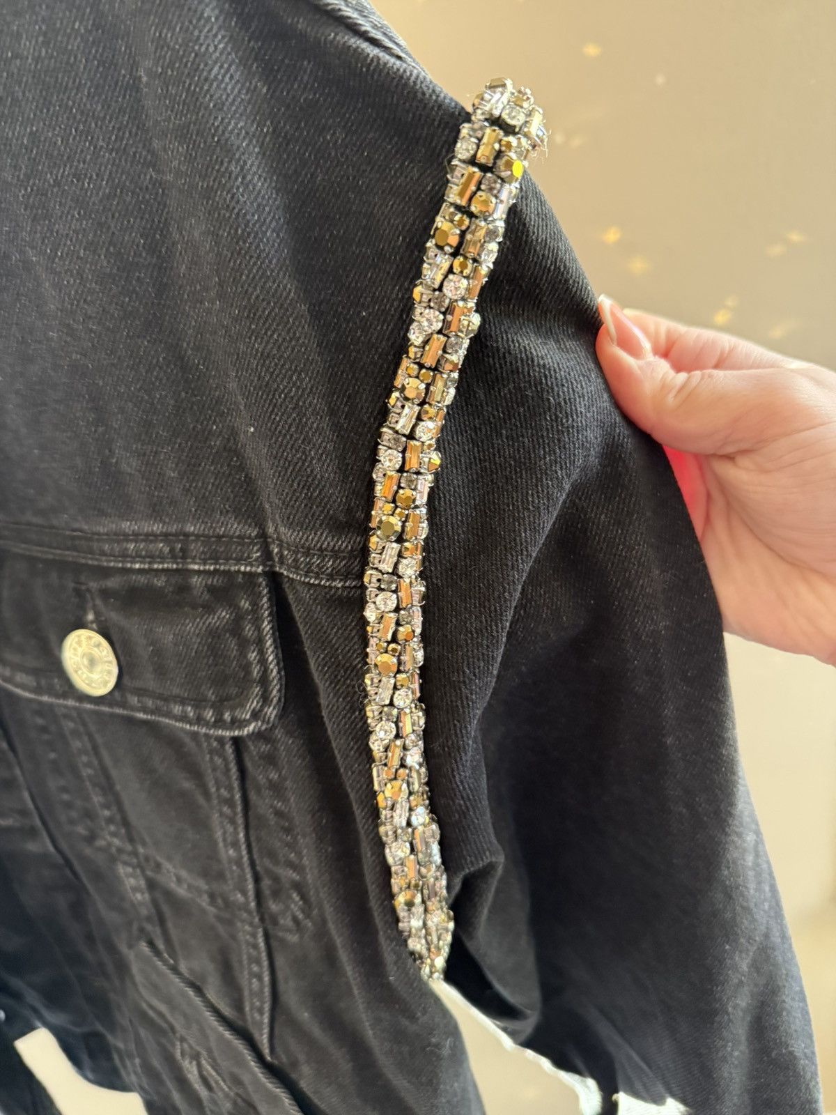 Sandro Sandro Jean jacket with pearls Size S / US 4 / IT 40 - 5 Thumbnail