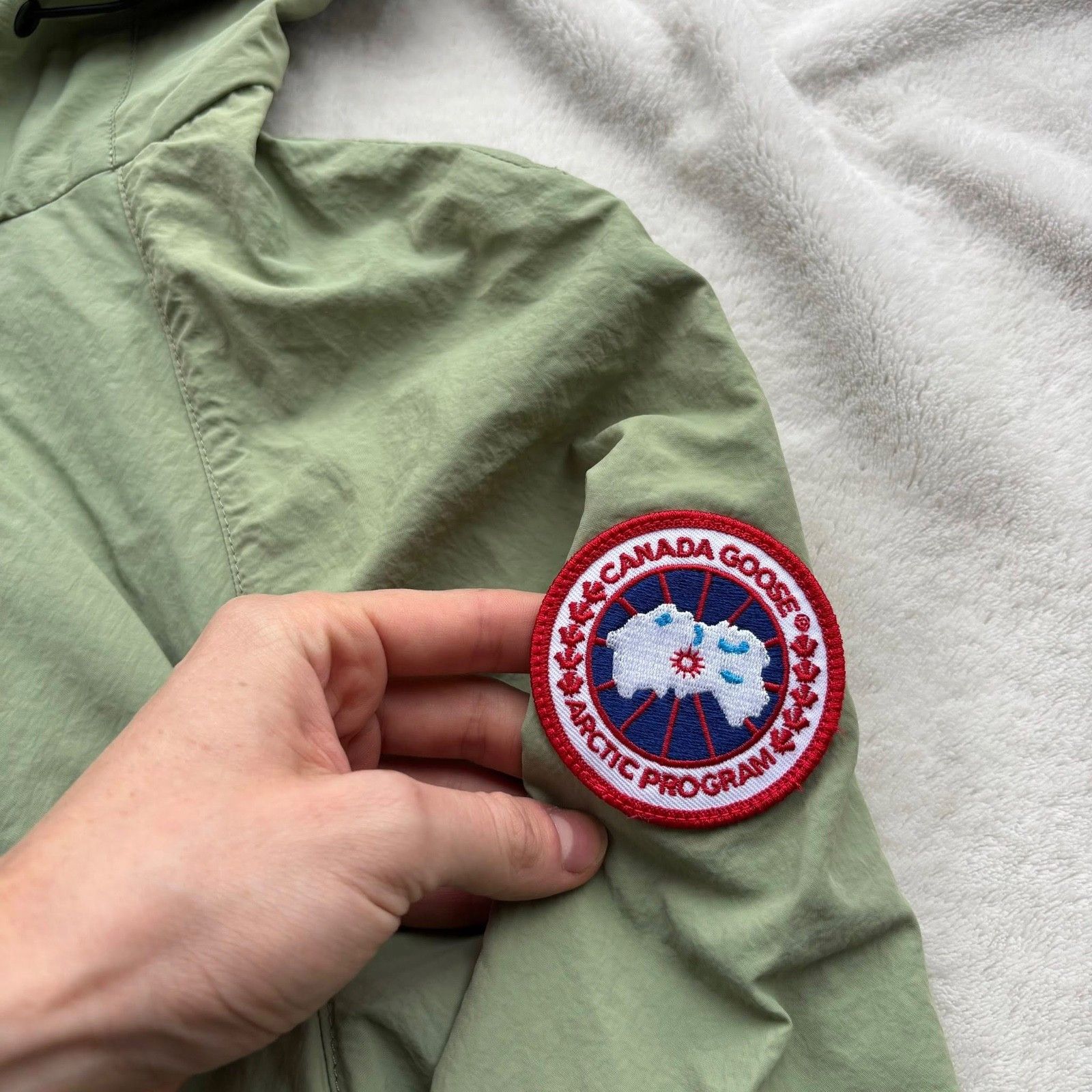 Canada Goose Cedar Green Faber Hooded Jacket - Small - $695