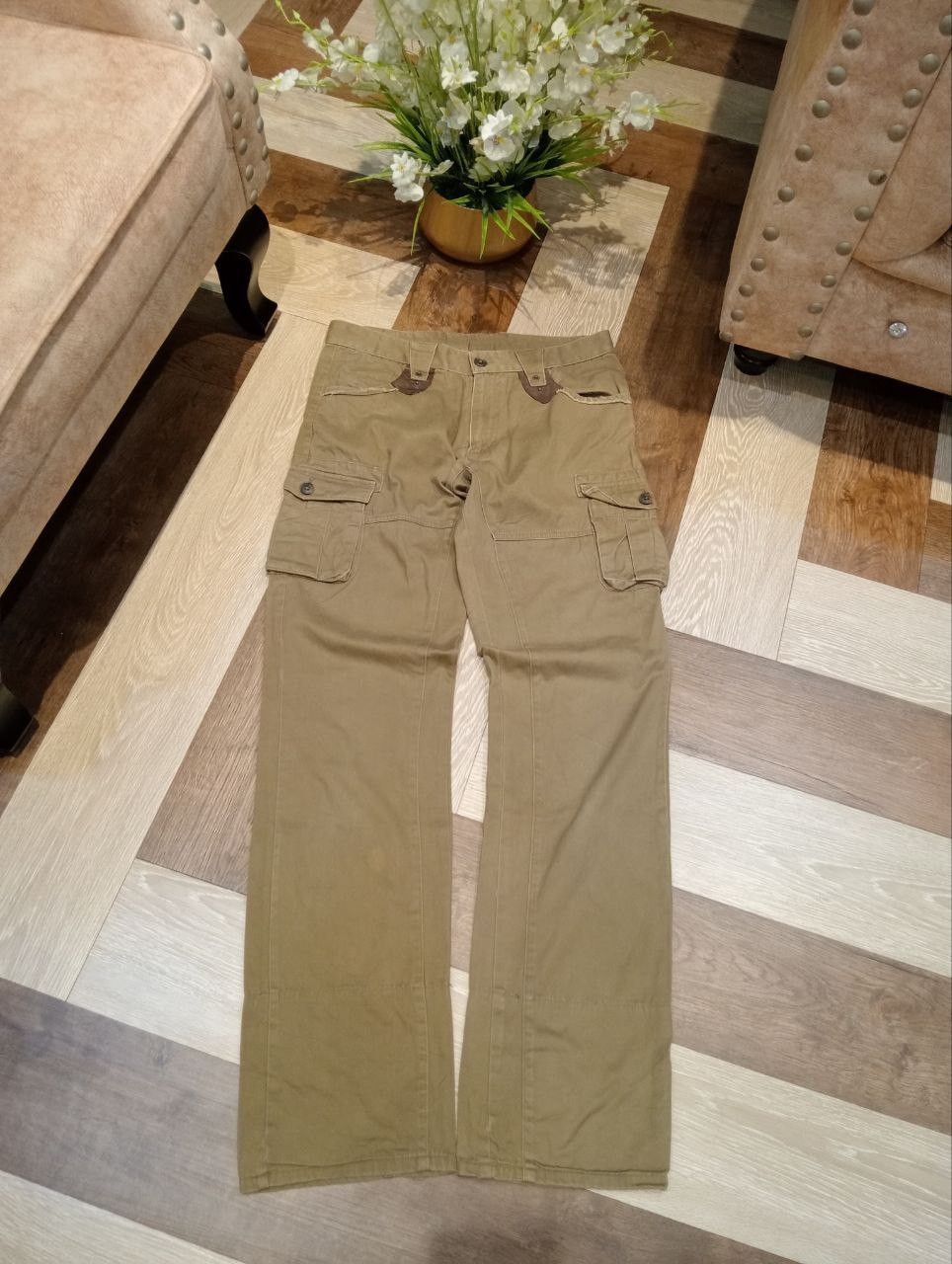 PPFM PPFM JAPAN ANARCHYDENIM EASTERN ROCK CARGO PANTS Size US 32 / EU 48 - 1 Thumbnail