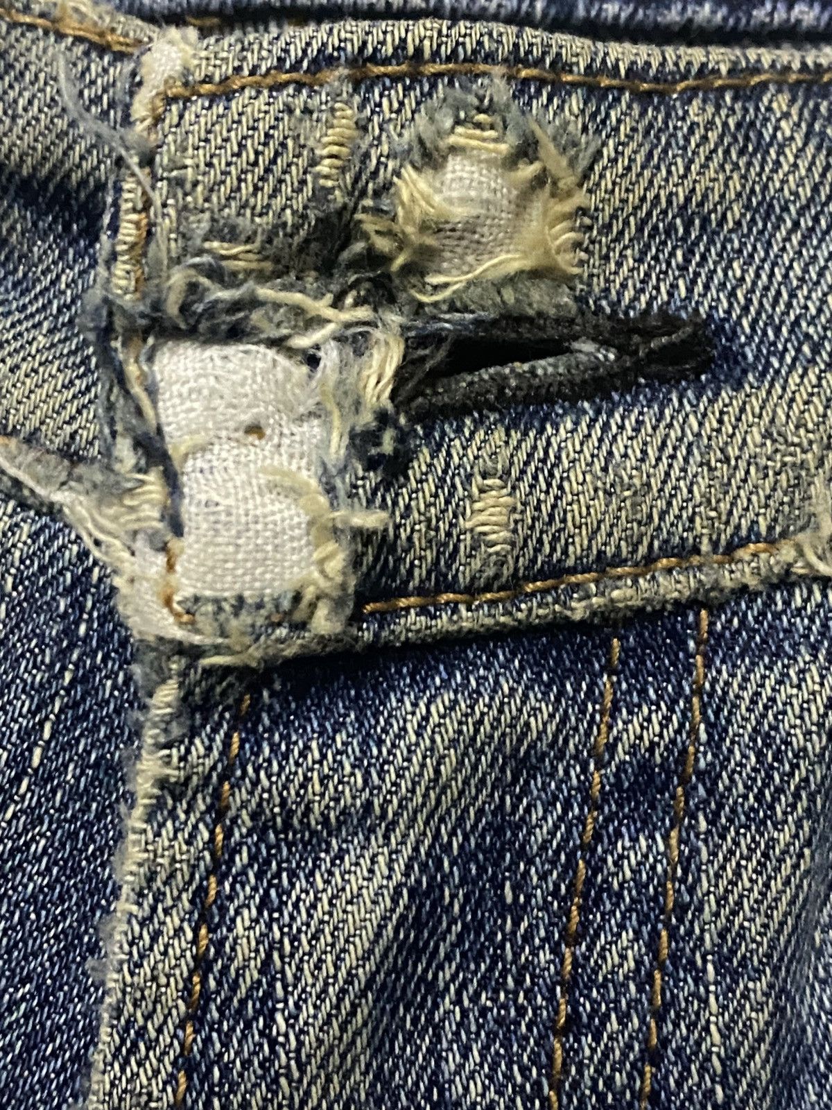 Japanese Brand Vintage Japanese Brand Mud Wash Distressed Baggy Jeans Size US 36 / EU 52 - 11 Thumbnail