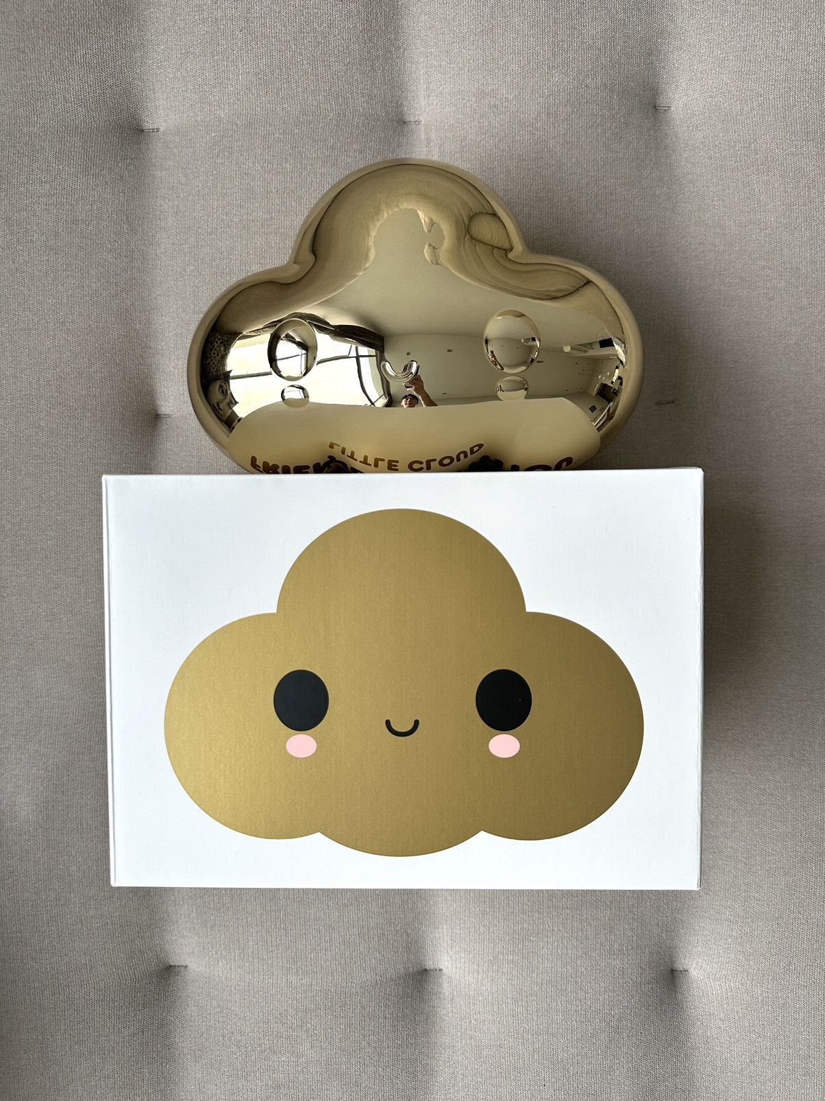 Kaws × Medicom Toy FriendsWithYou Little Cloud Gold Toy Figure Size ONE SIZE - 1 Thumbnail