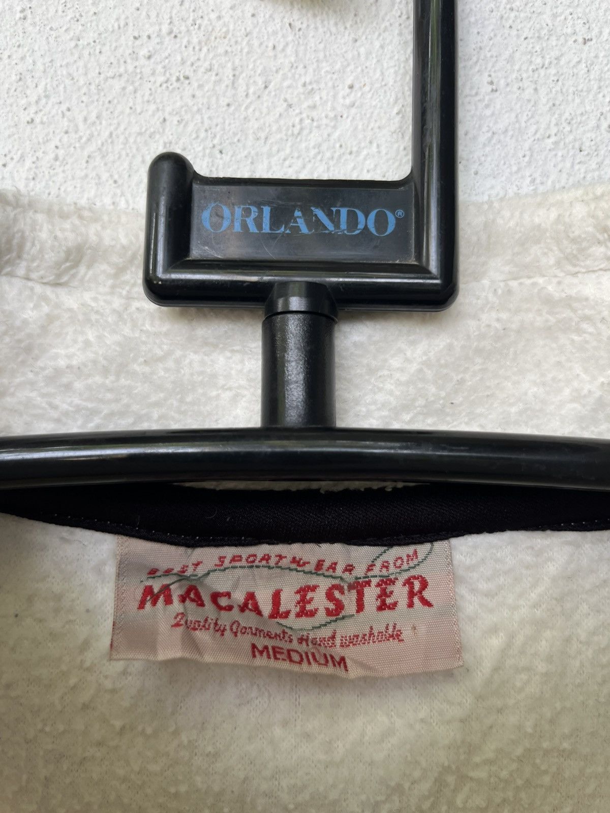 Japanese Brand 🔥Macalister White Fleece With Navajo Motive Strap Neck Size US M / EU 48-50 / 2 - 5 Thumbnail