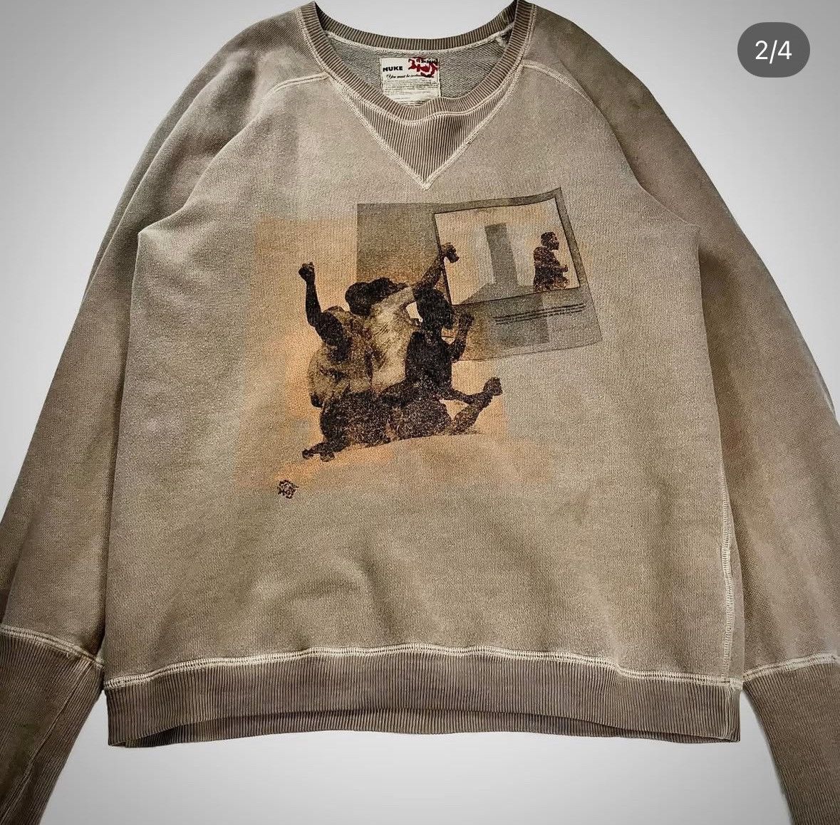 Julius Nuke AW02 reversible graphic sweater Size US L / EU 52-54 / 3 - 2 Thumbnail