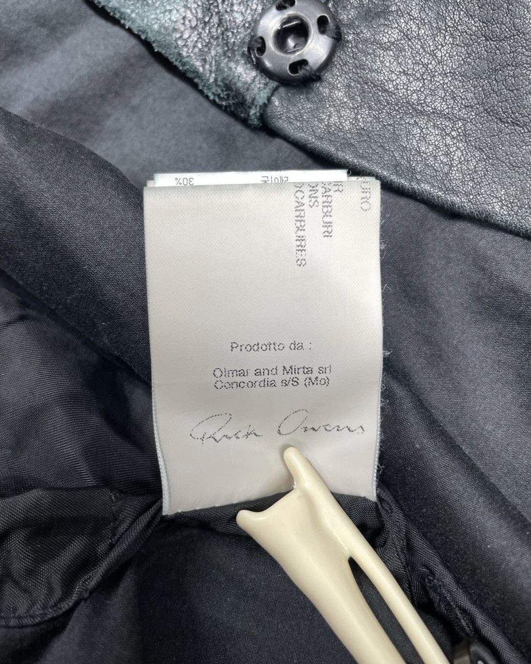 Rick Owens Rick Owens Mix Leather Jacket Size S / US 4 / IT 40 - 7 Thumbnail