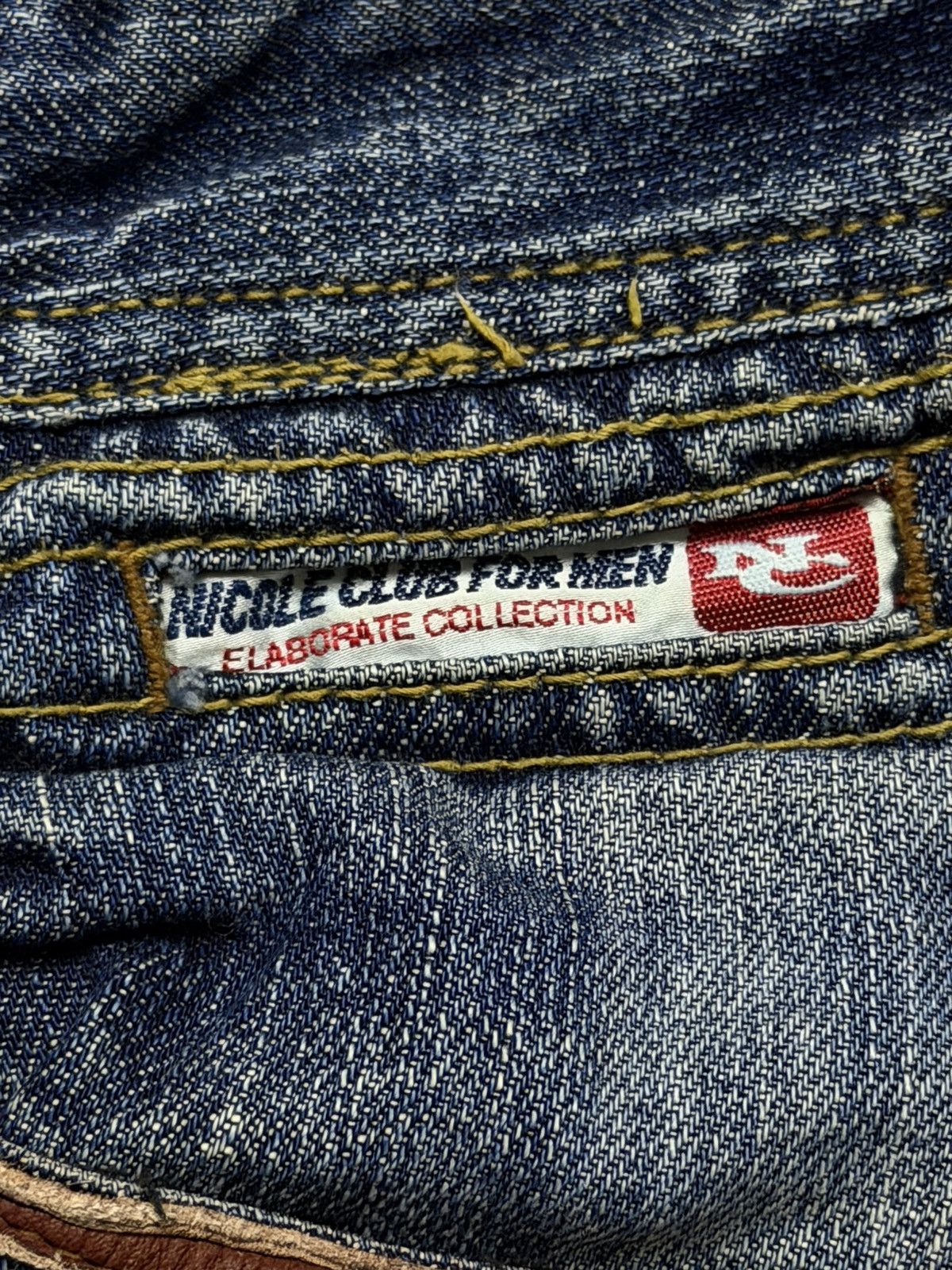 Nicole Club Vintage Nicole Club For Men Japan Denim Jeans | Bootcut W32 Size US 32 / EU 48 - 10 Thumbnail
