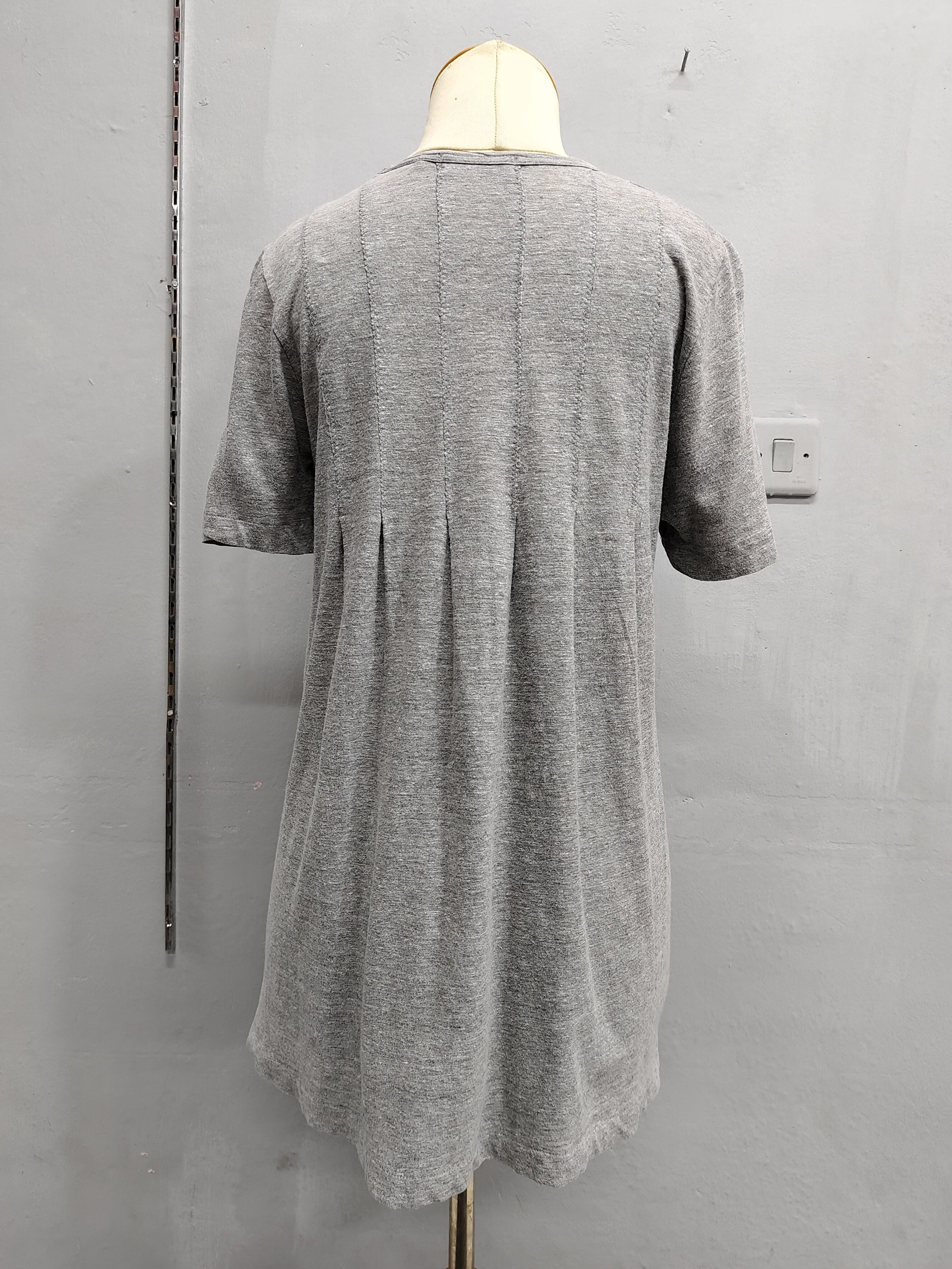 Tricot Comme des Garcons AD1993 CDG tricot-Archive Minimal Panel Pleated Swing Tshirt Size M / US 6-8 / IT 42-44 - 4 Thumbnail